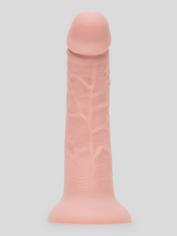 Lovehoney Realistic Silicone Suction Cup Dildo 6 Inch , Flesh Pink, hi-res