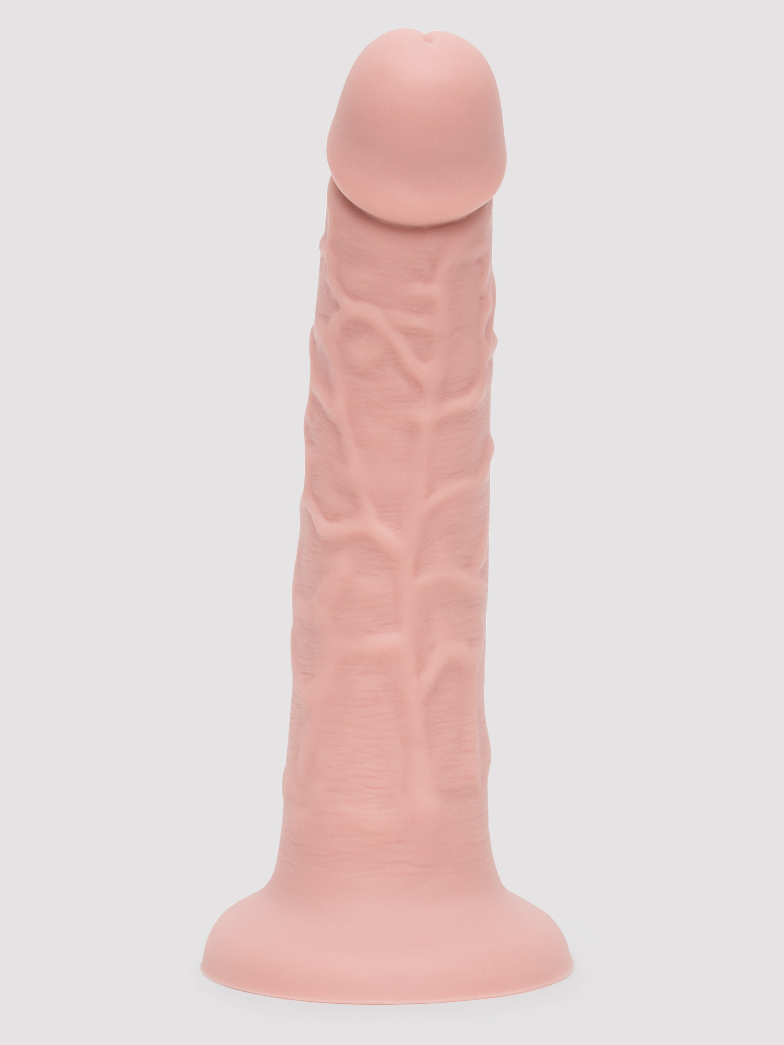 Lovehoney Realistic Silicone Suction Cup Dildo 8 Inch , Flesh Pink, hi-res