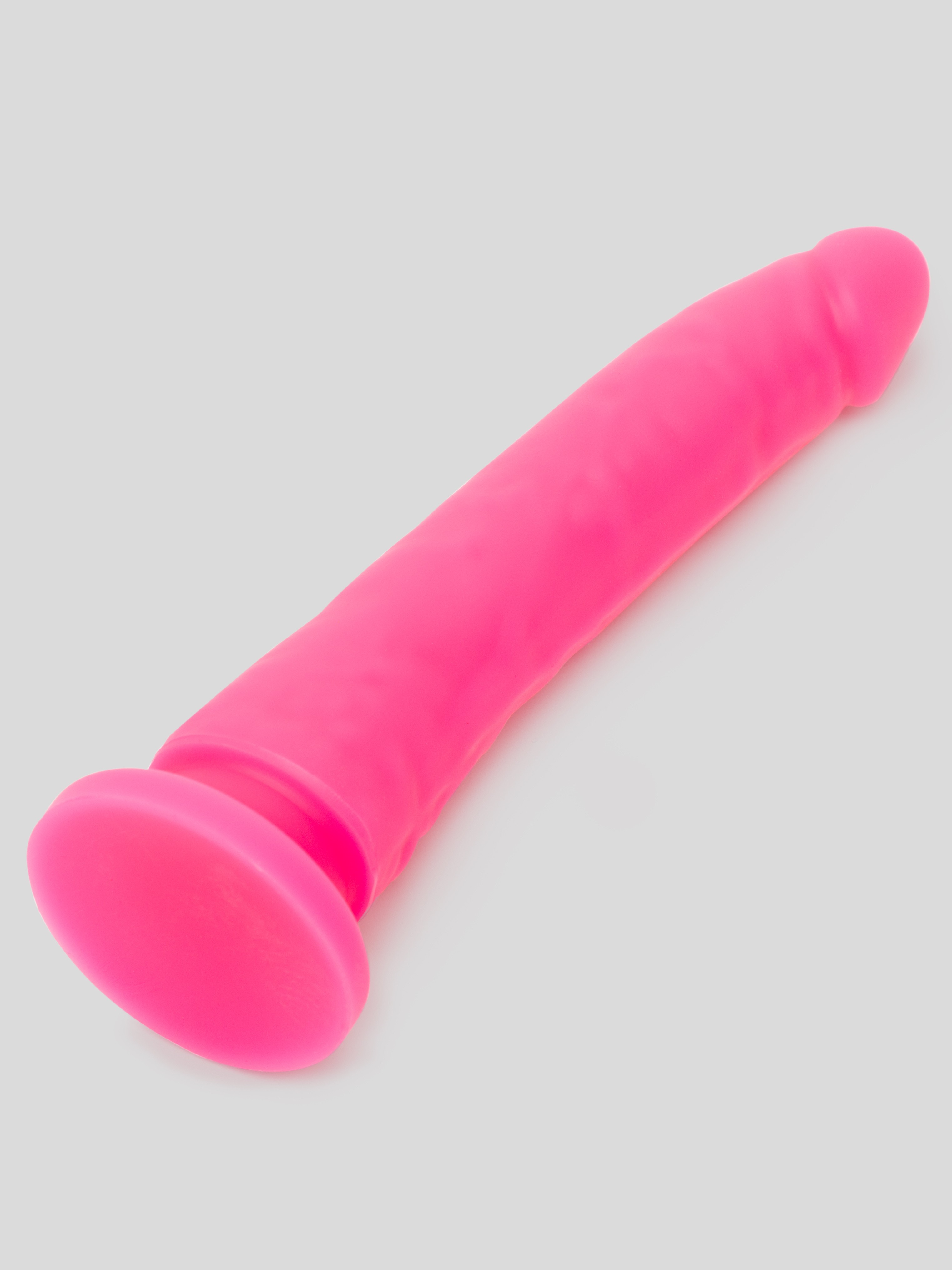Lovehoney Realistic Slimline Silicone Suction Cup Dildo 6 Inch , Pink, hi-res