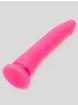 Lovehoney Realistic Slimline Silicone Suction Cup Dildo 6 Inch , Pink, hi-res