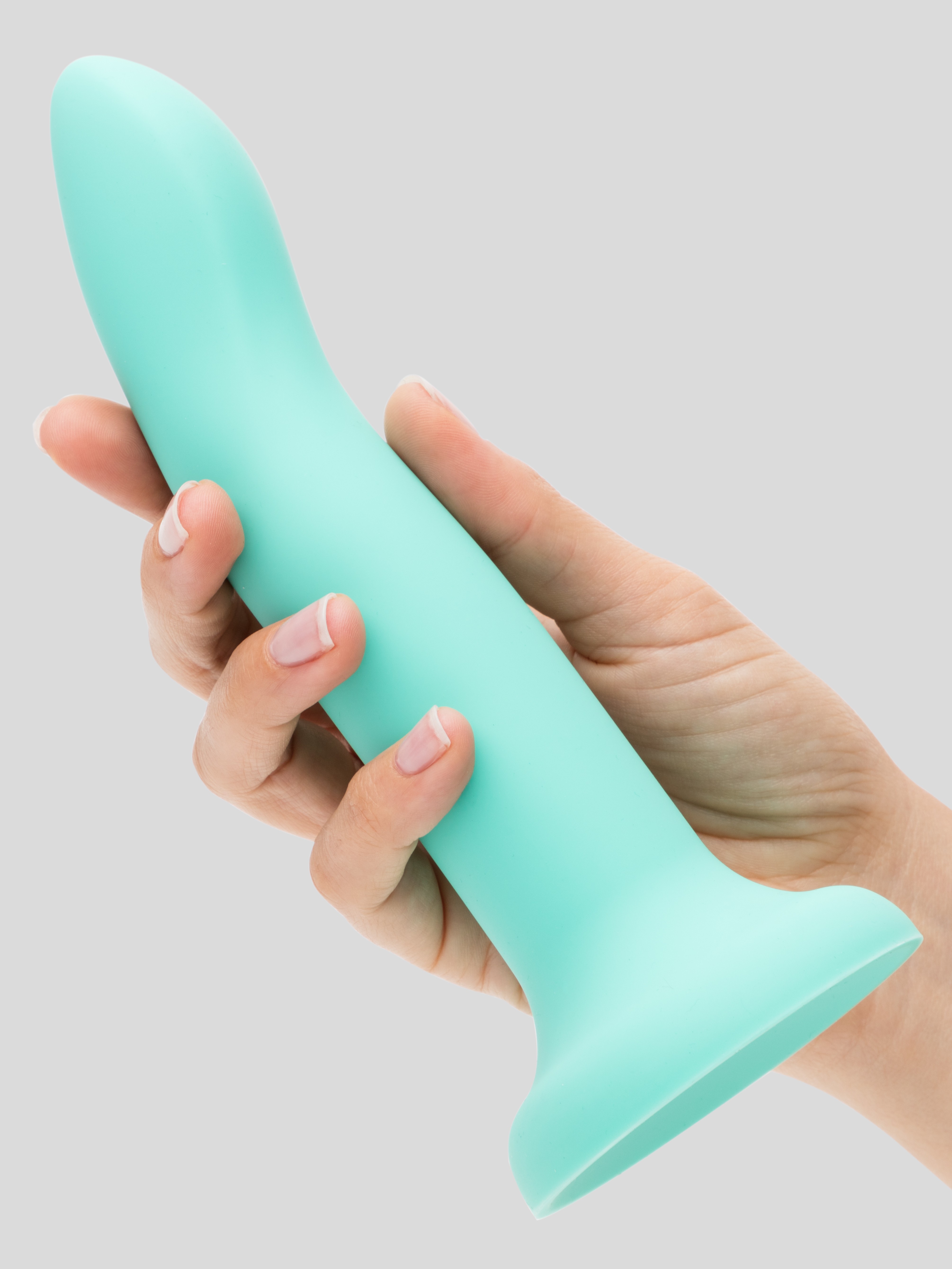 Lovehoney Flex Appeal Silicone Suction Cup Dildo 7 Inch , Green, hi-res