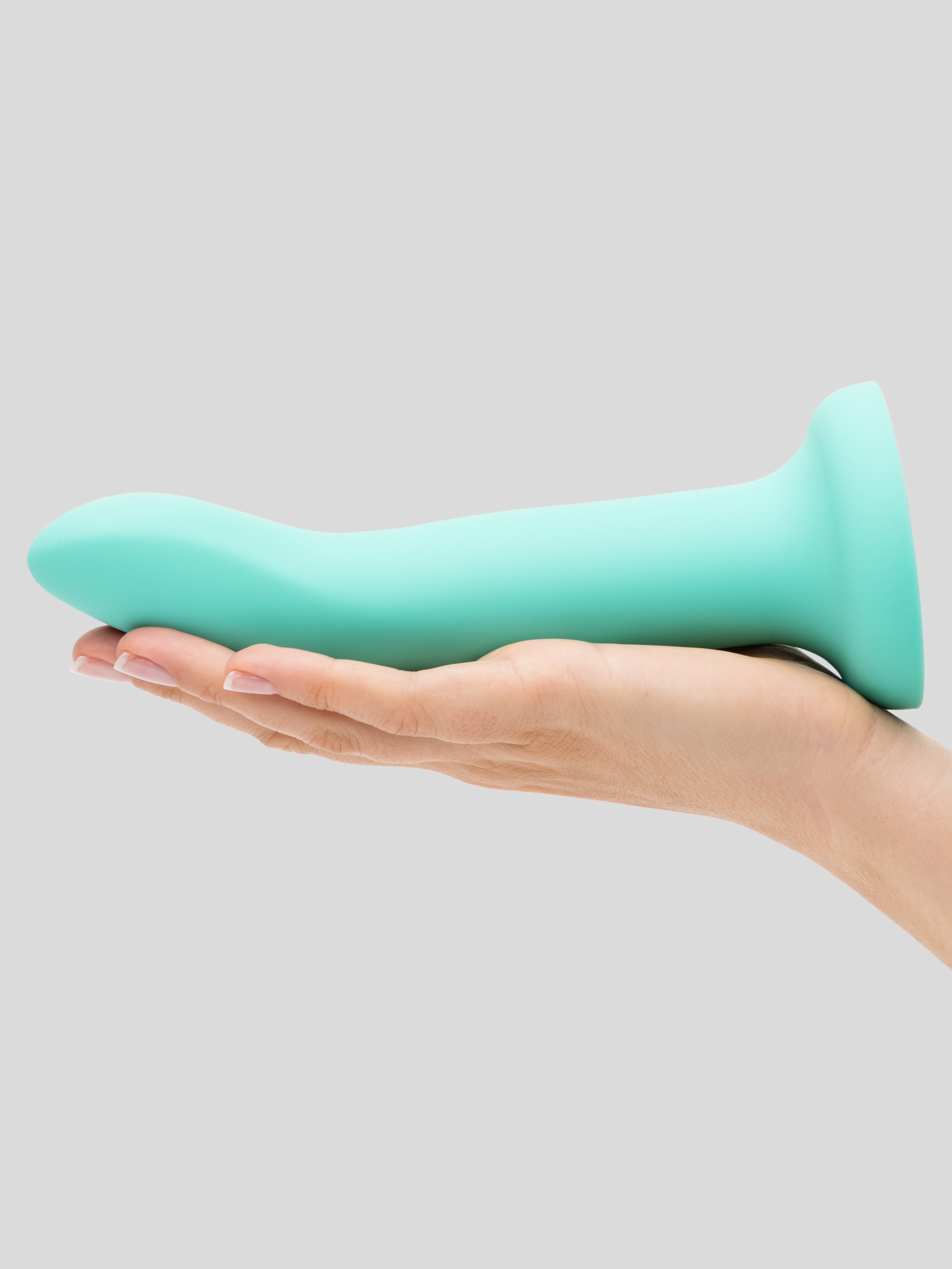 Lovehoney Flex Appeal Silicone Suction Cup Dildo 7 Inch , Green, hi-res