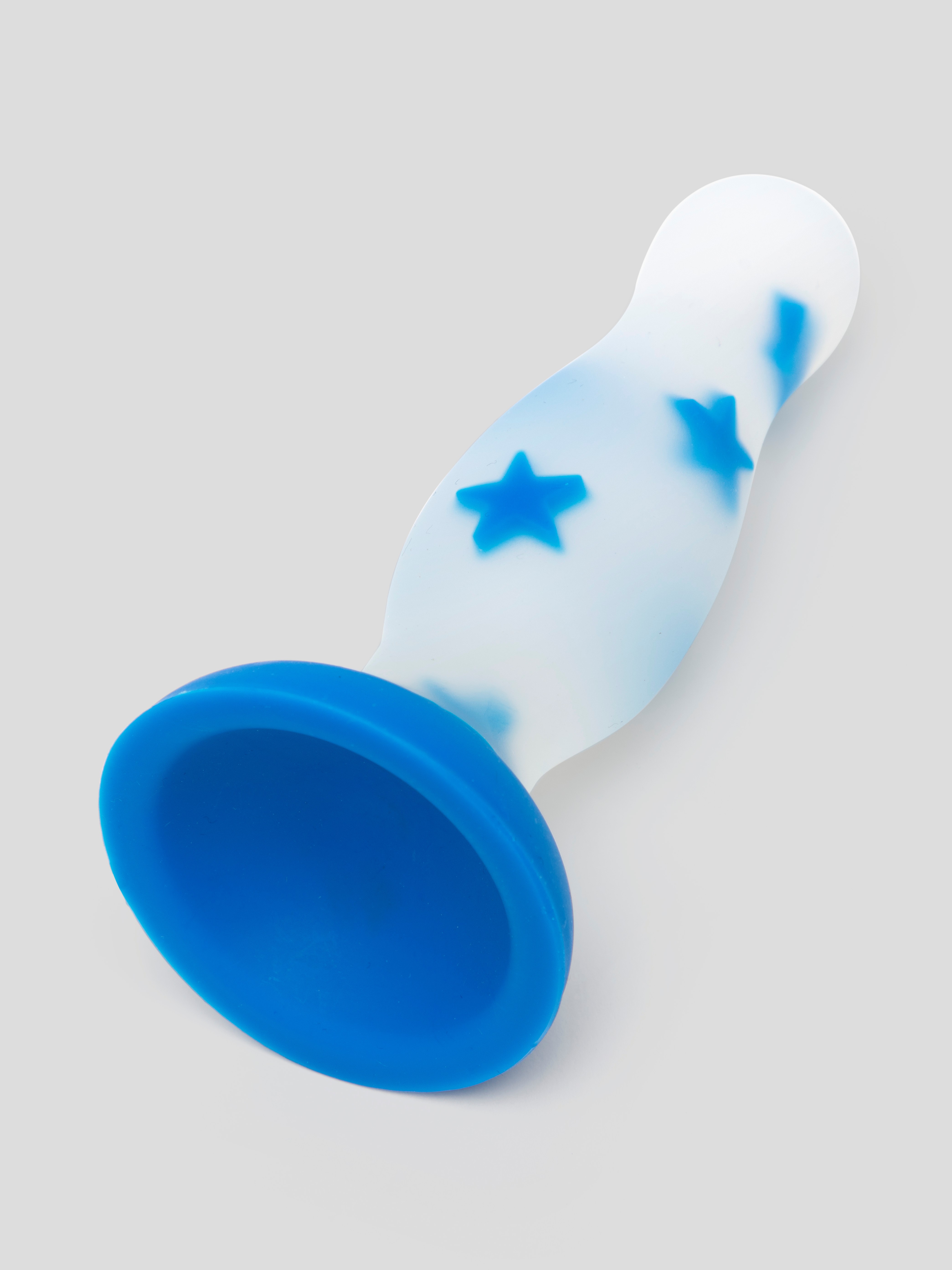 Lovehoney Star Power Silicone Butt Plug, Blue, hi-res