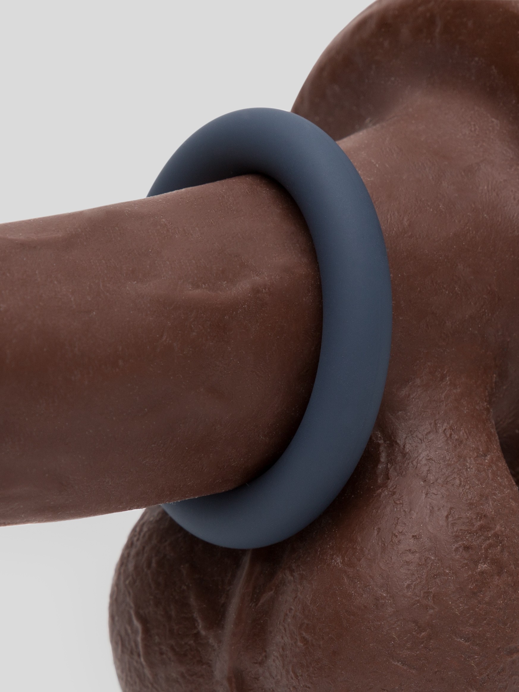 Lovehoney Silicone Cock Ring Set (5 Pack), Blue, hi-res