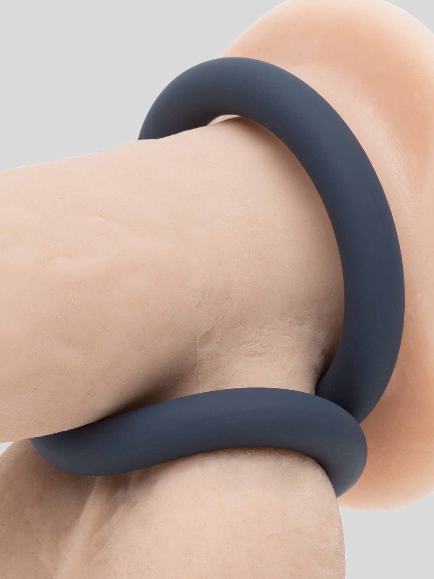 Lovehoney Silicone Cock Ring Set (5 Pack), Blue, hi-res