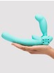 Lovehoney Double Delight Rechargeable Vibrating Strapless Strap-On, Green, hi-res