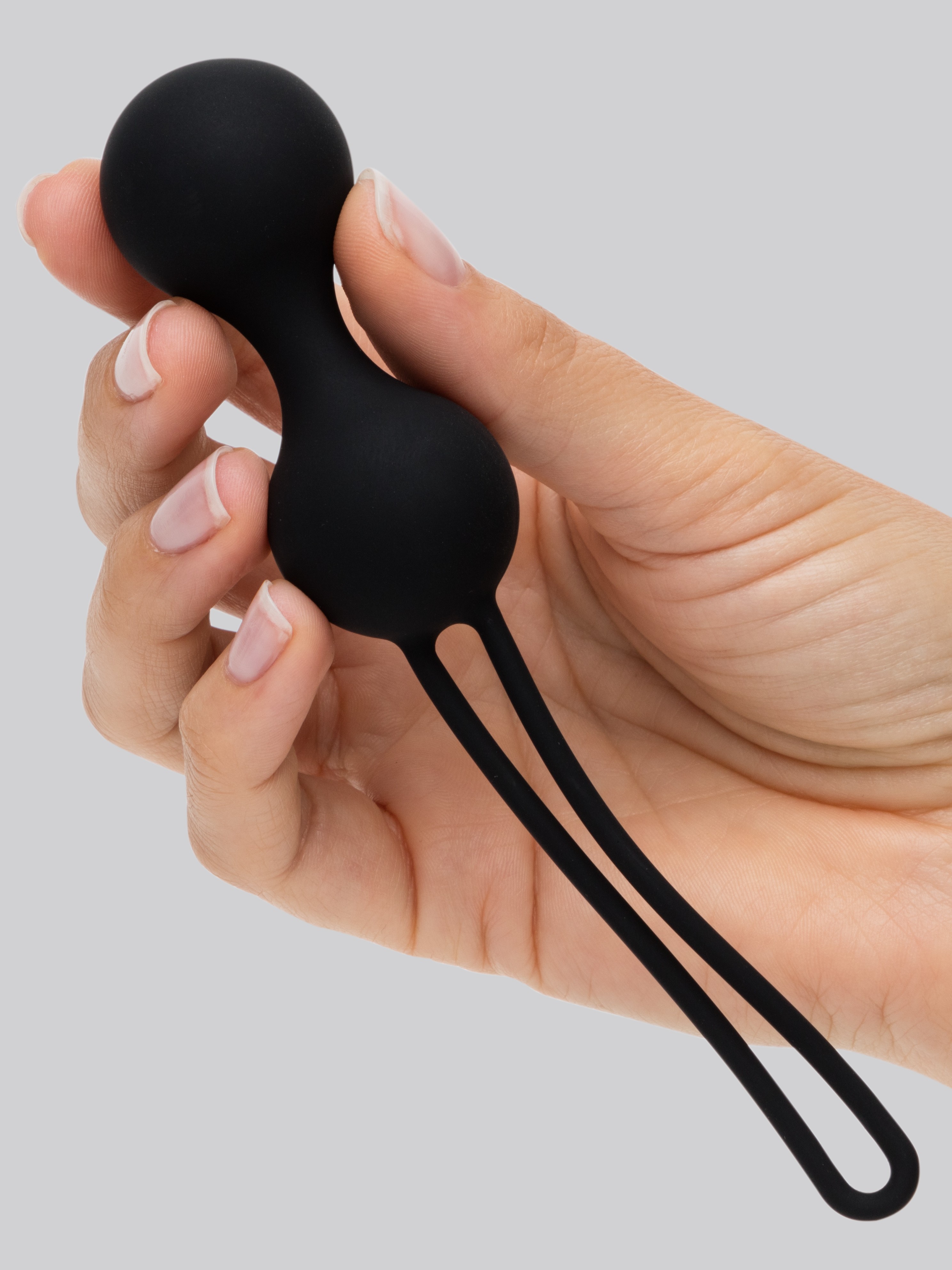 Lovehoney Set The Tone Double Kegel Balls 60g, Black, hi-res