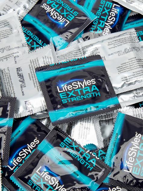 Image of LifeStyles Extra Strength Latex Condoms (40 Count)