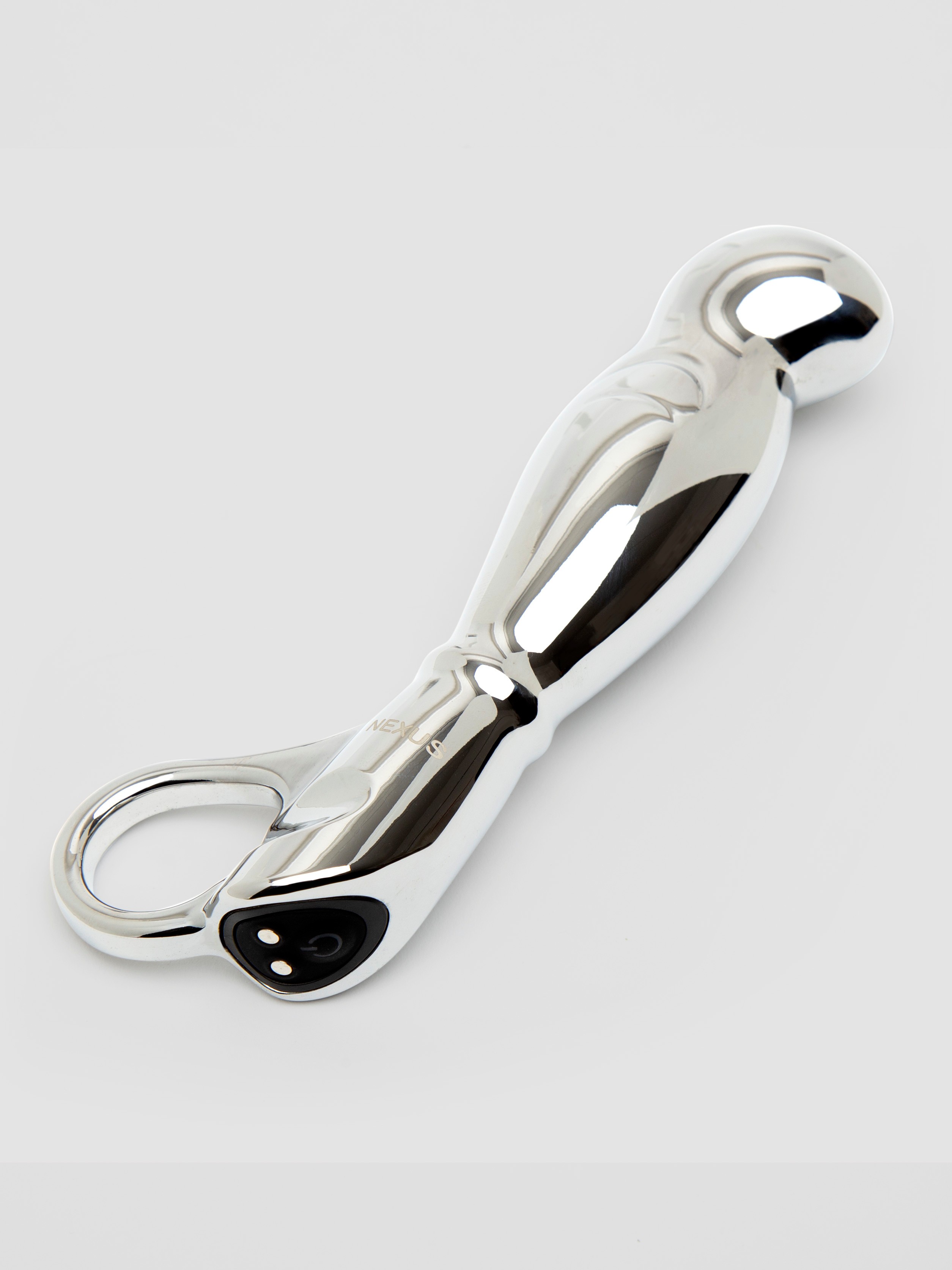 Nexus Fortis Metal Vibrating Prostate Massager, Silver, hi-res