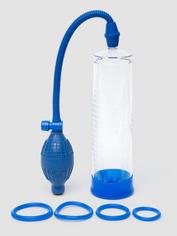 Coffret pompe à pénis Power Pump 21 cm, Lovehoney, Bleu, hi-res