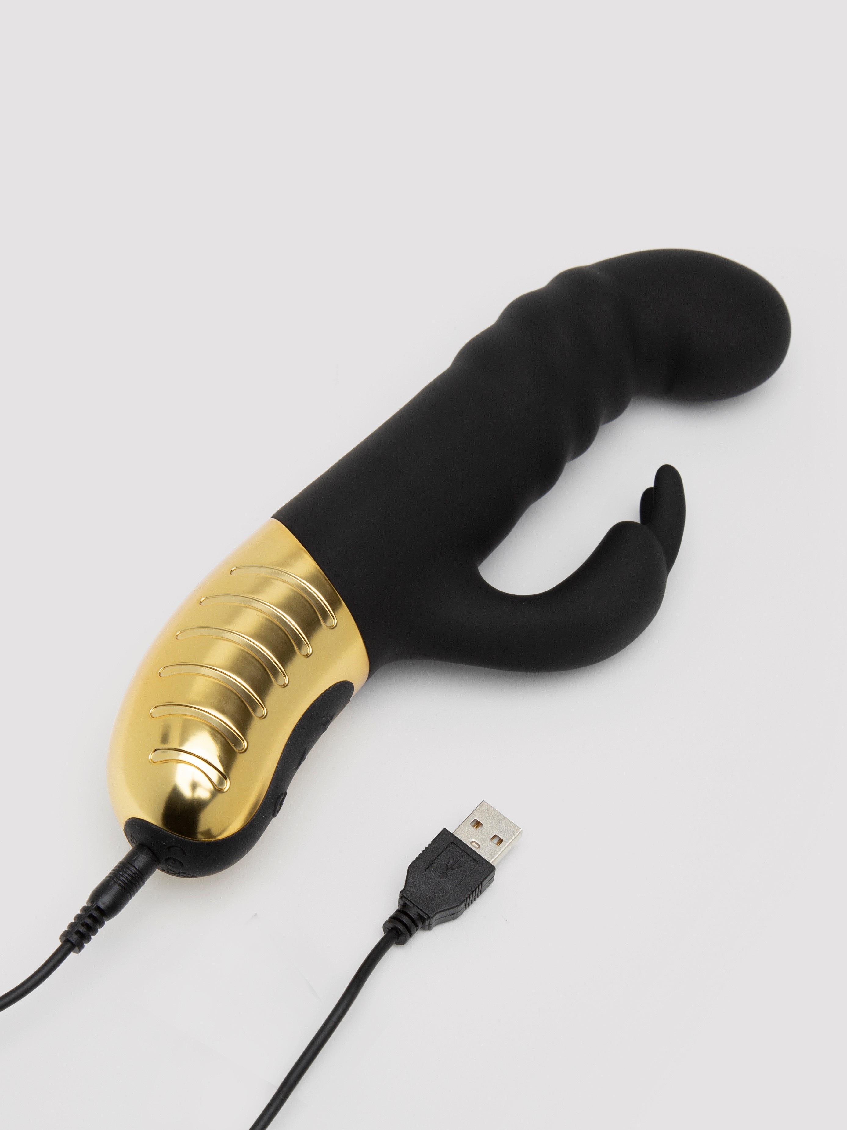 Dorcel G-Stormer Extra Powerful Thrusting Rabbit Vibrator, Black, hi-res