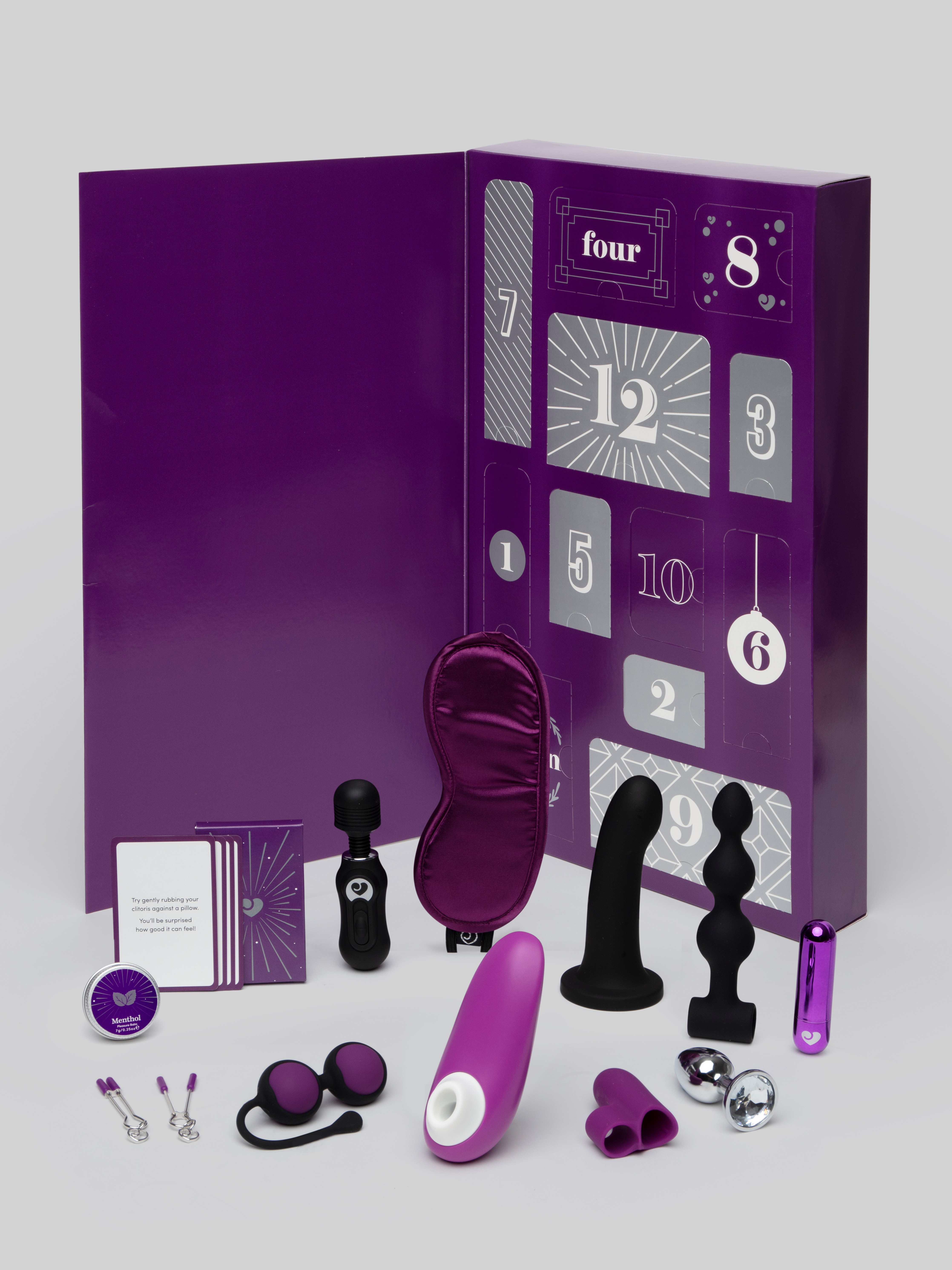 Lovehoney 12 Days of Play Sex Toy Gift Set for Women, Purple, hi-res