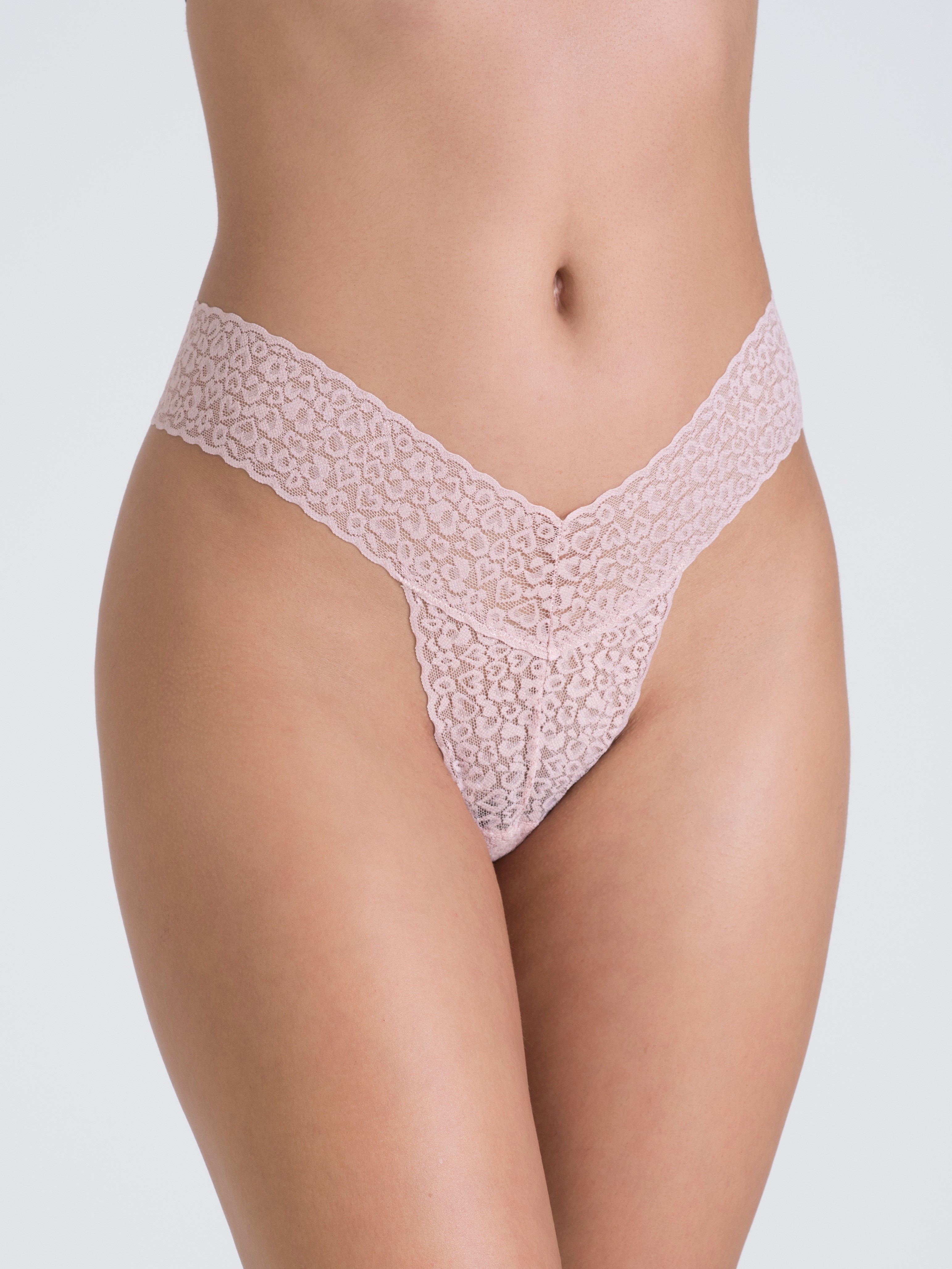 Lovehoney Wild Thing Leopard Lace Thong Set (3 Pack), White, hi-res