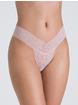 Lovehoney Shimmy and Lace Thong Set (3 Pack), White, hi-res