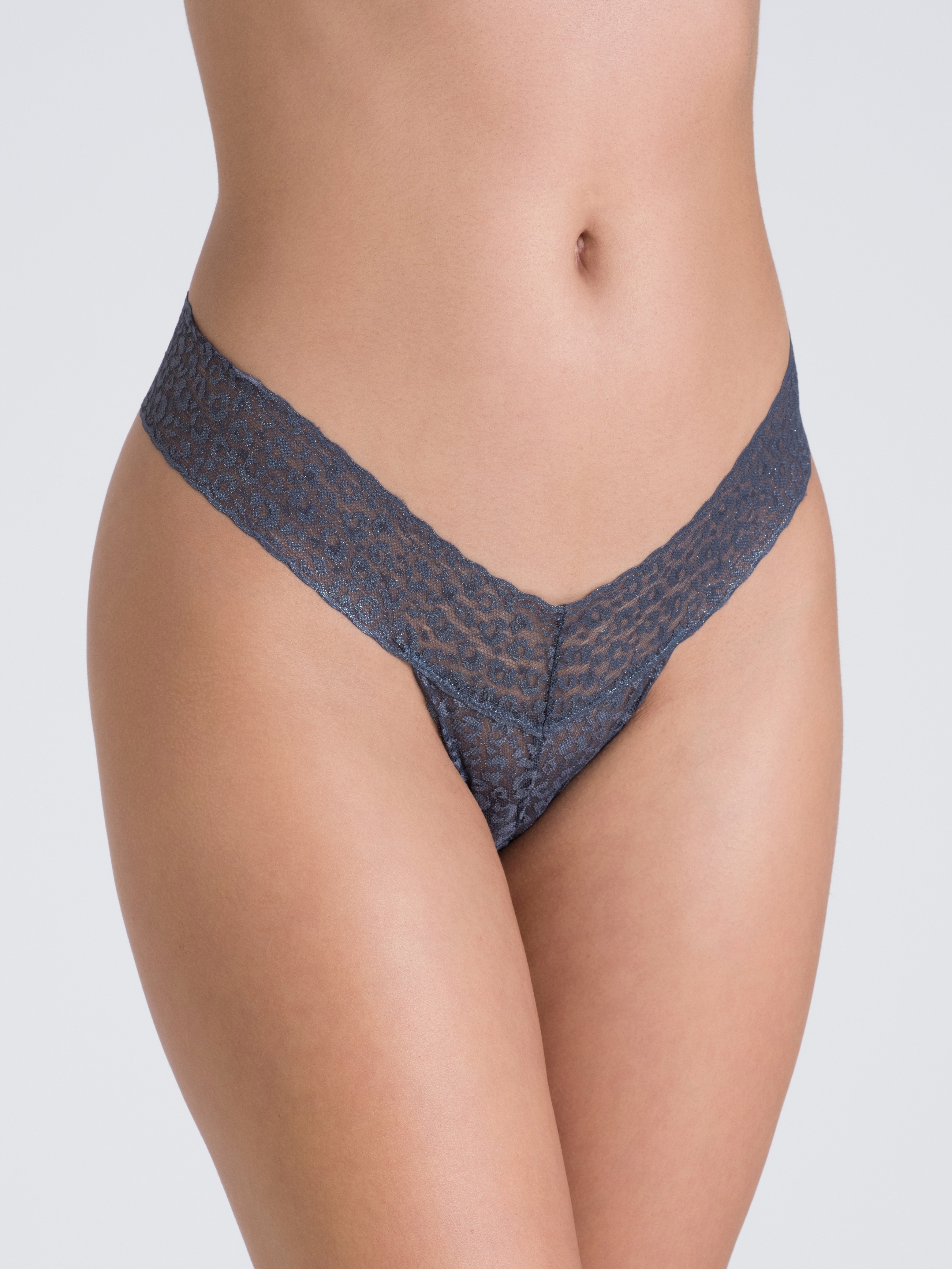 Lovehoney Wild Thing Leopard Lace Thong Set (3 Pack), White, hi-res