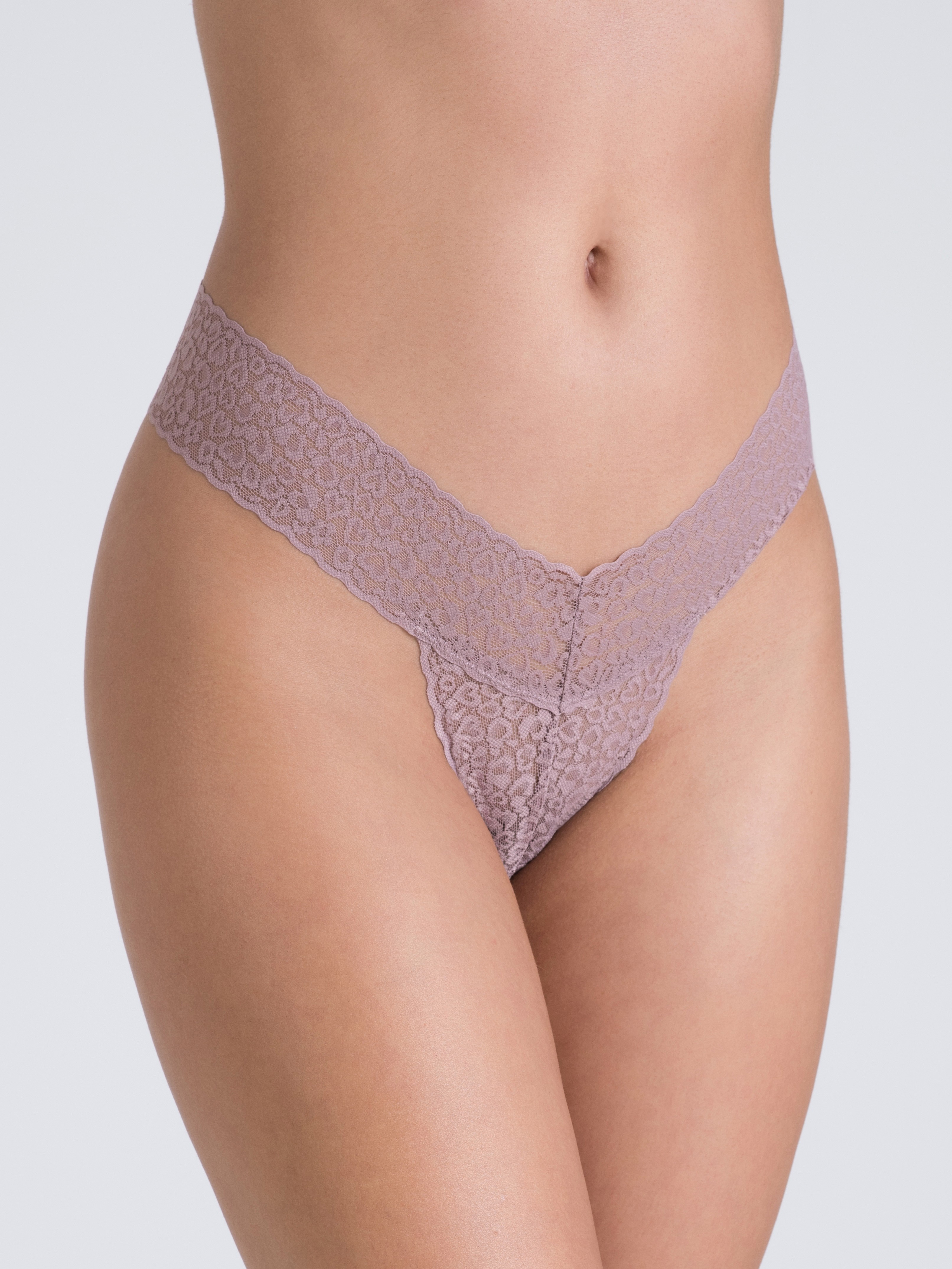 Lovehoney Wild Thing Leopard Lace Thong Set (3 Count), Red, hi-res