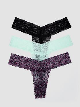 Lovehoney Sweet Delight Lace Thong Set (3 Pack)