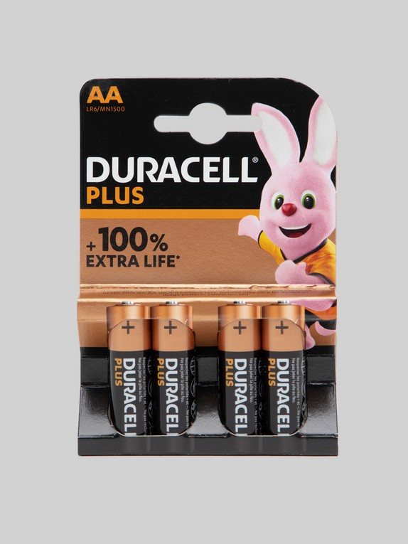 Duracell Plus AA Batteries (4 Pack) Lovehoney UK