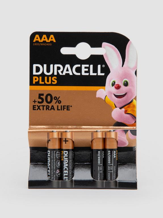 Pack de 4 pilas Duracell Plus AAA, , hi-res