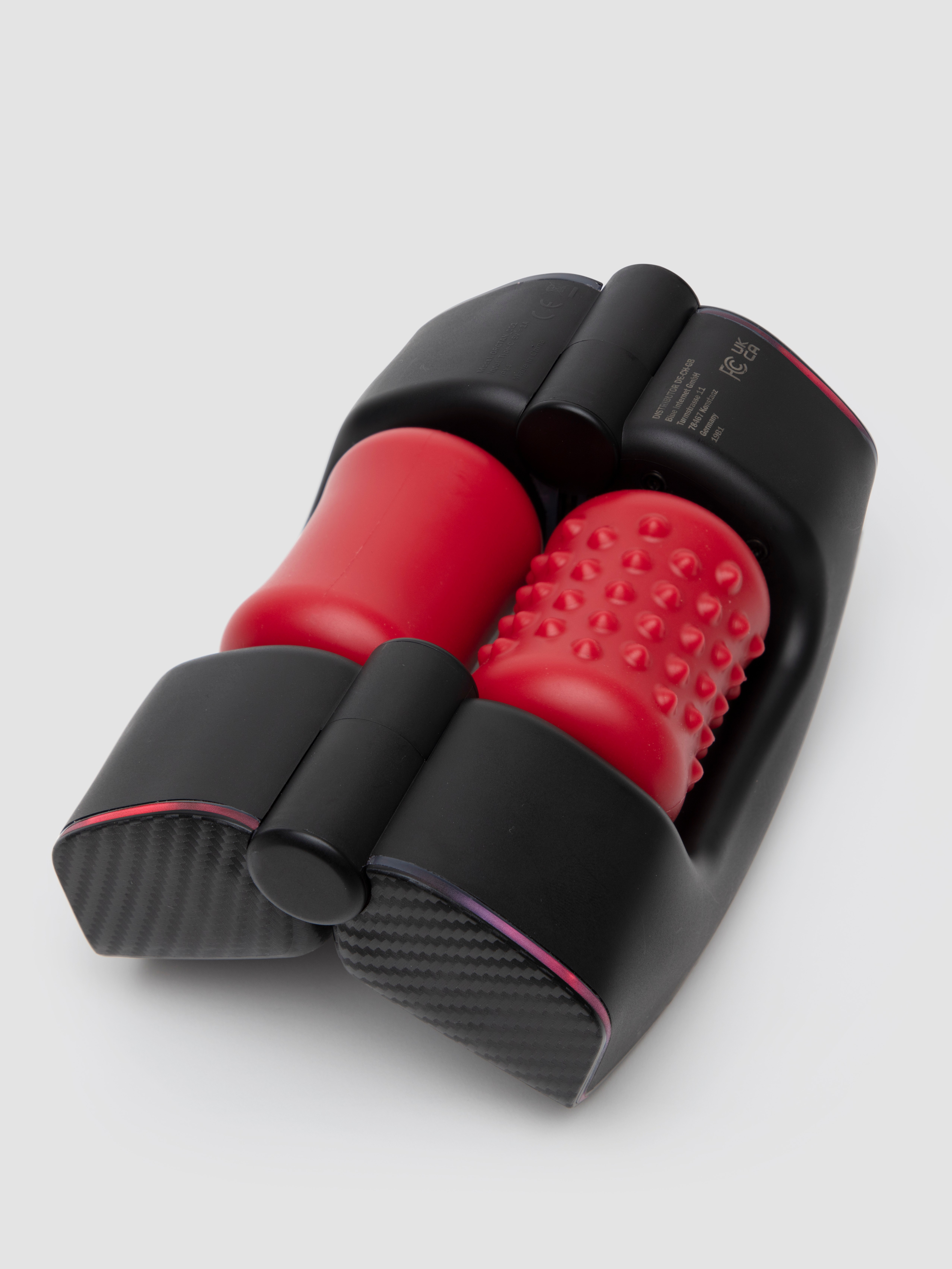 Orctan Rechargeable Silicone Roller Male Masturbator  , Black, hi-res