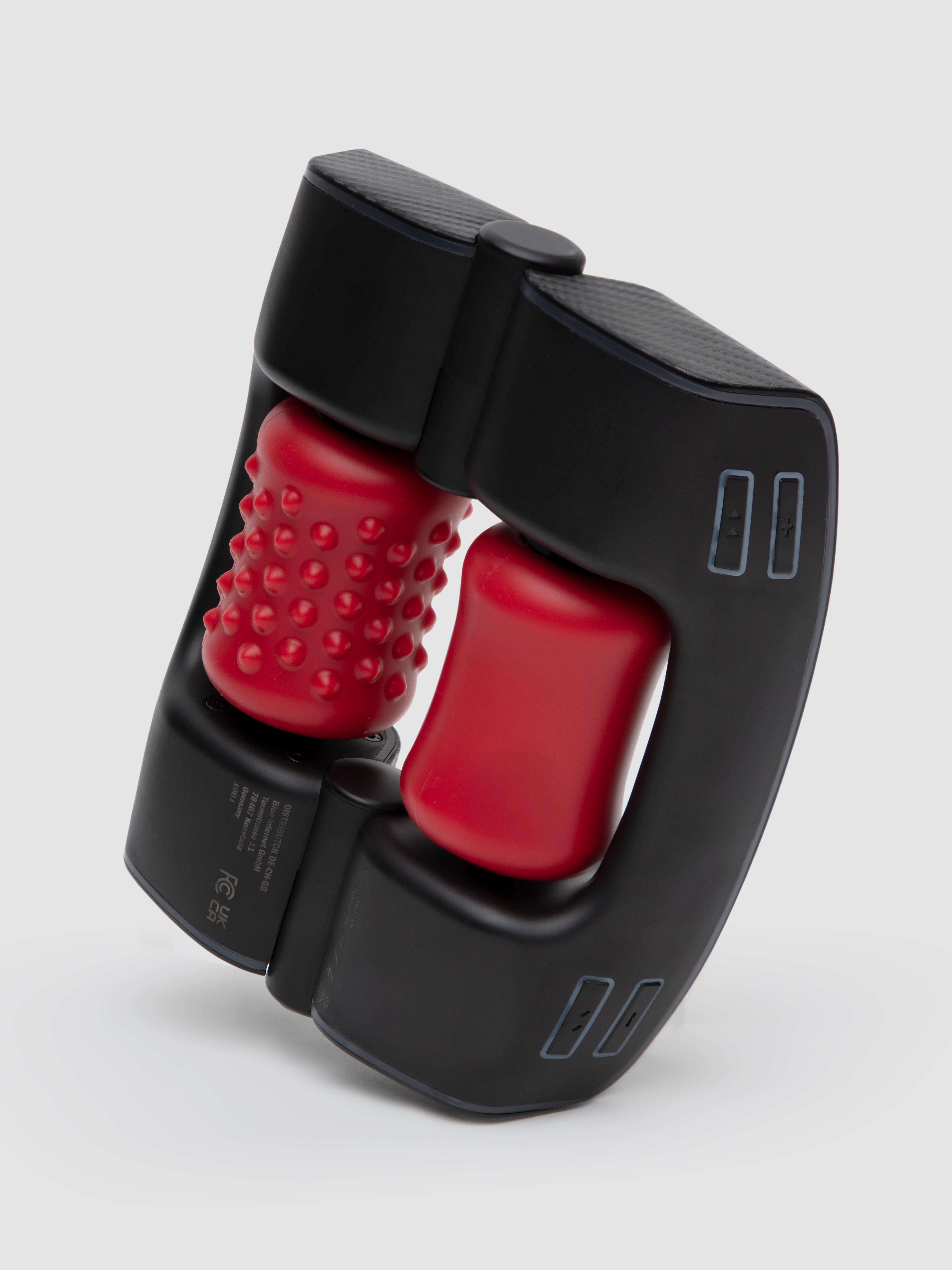 Orctan Rechargeable Silicone Roller Male Masturbator  , Black, hi-res