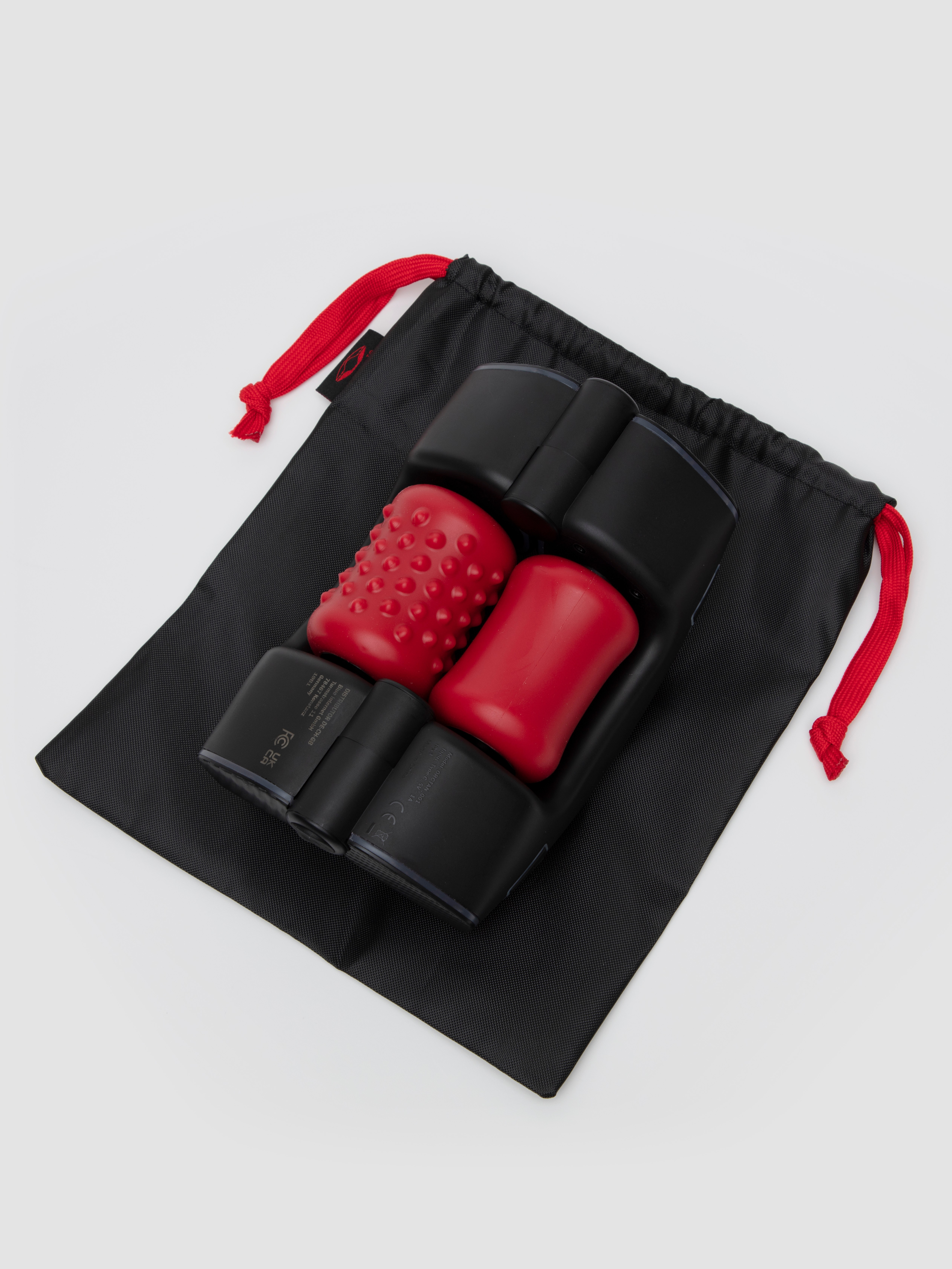 Orctan Rechargeable Silicone Roller Male Masturbator  , Black, hi-res