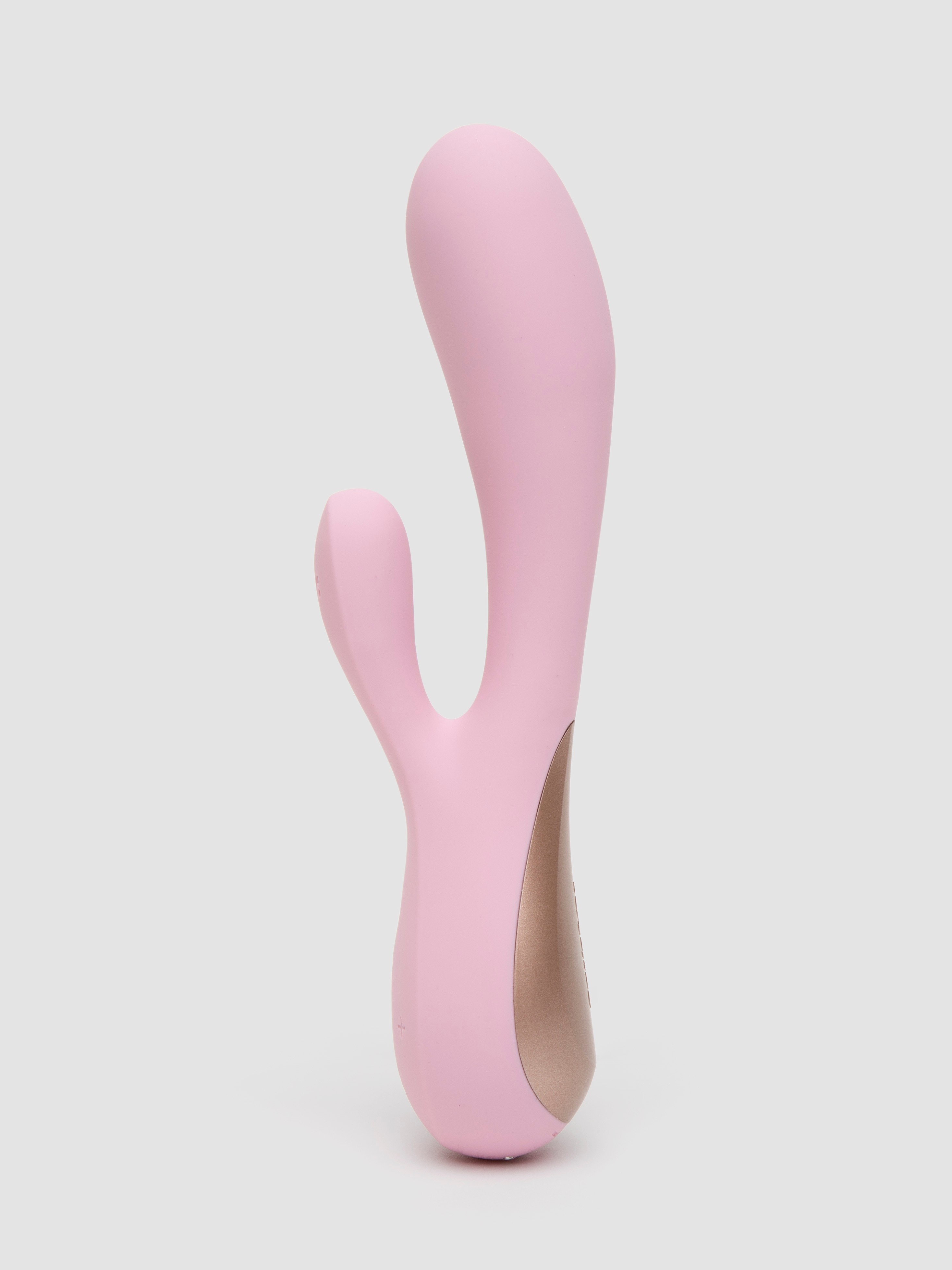 Satisfyer Mono Flex App Controlled Rechargeable Rabbit Vibrator, Pink, hi-res