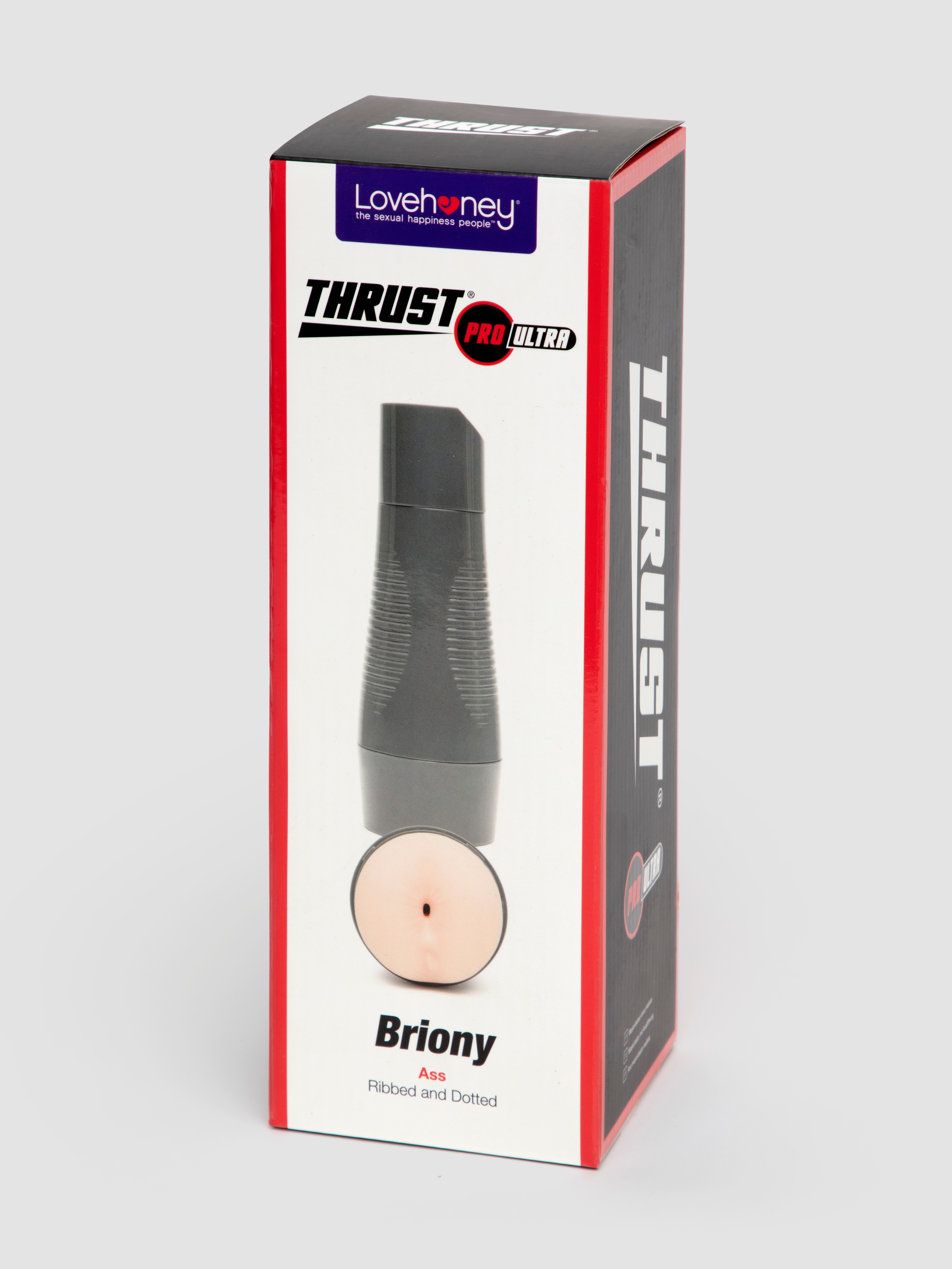 THRUST Pro Ultra Briony Ribbed and Dotted Ass Cup, Flesh Pink, hi-res