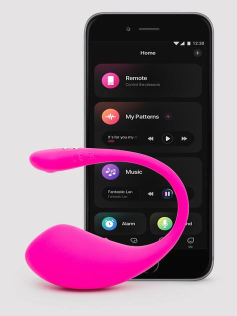Lovense Lush 3 App Controlled Rechargeable Love Egg Vibrator, Pink, hi-res