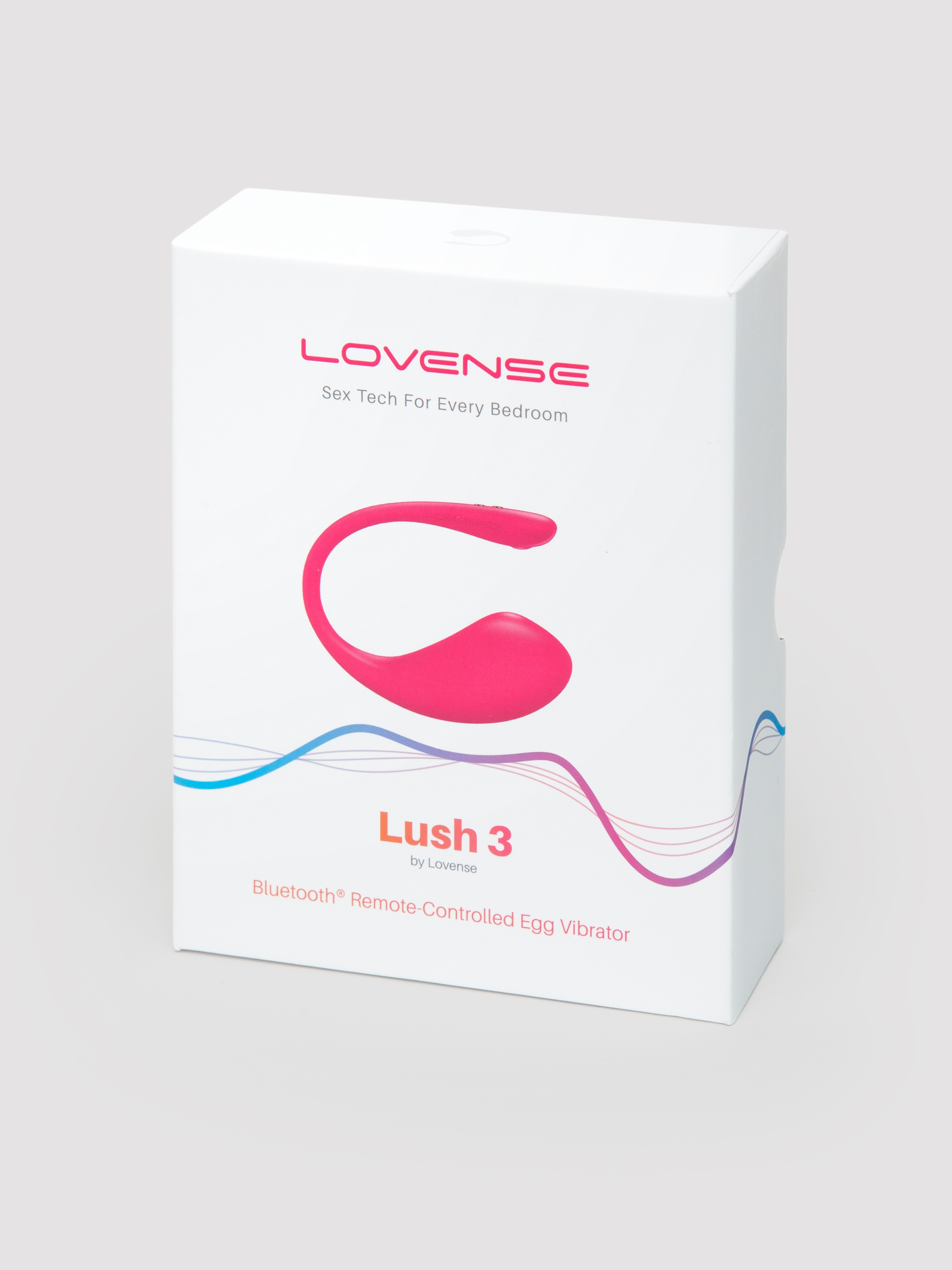 Lovense Lush 3 App Controlled Rechargeable Love Egg Vibrator, Pink, hi-res