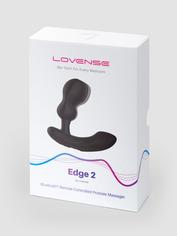 Lovense Edge 2 App Controlled Rechargeable Prostate Massager, Black, hi-res