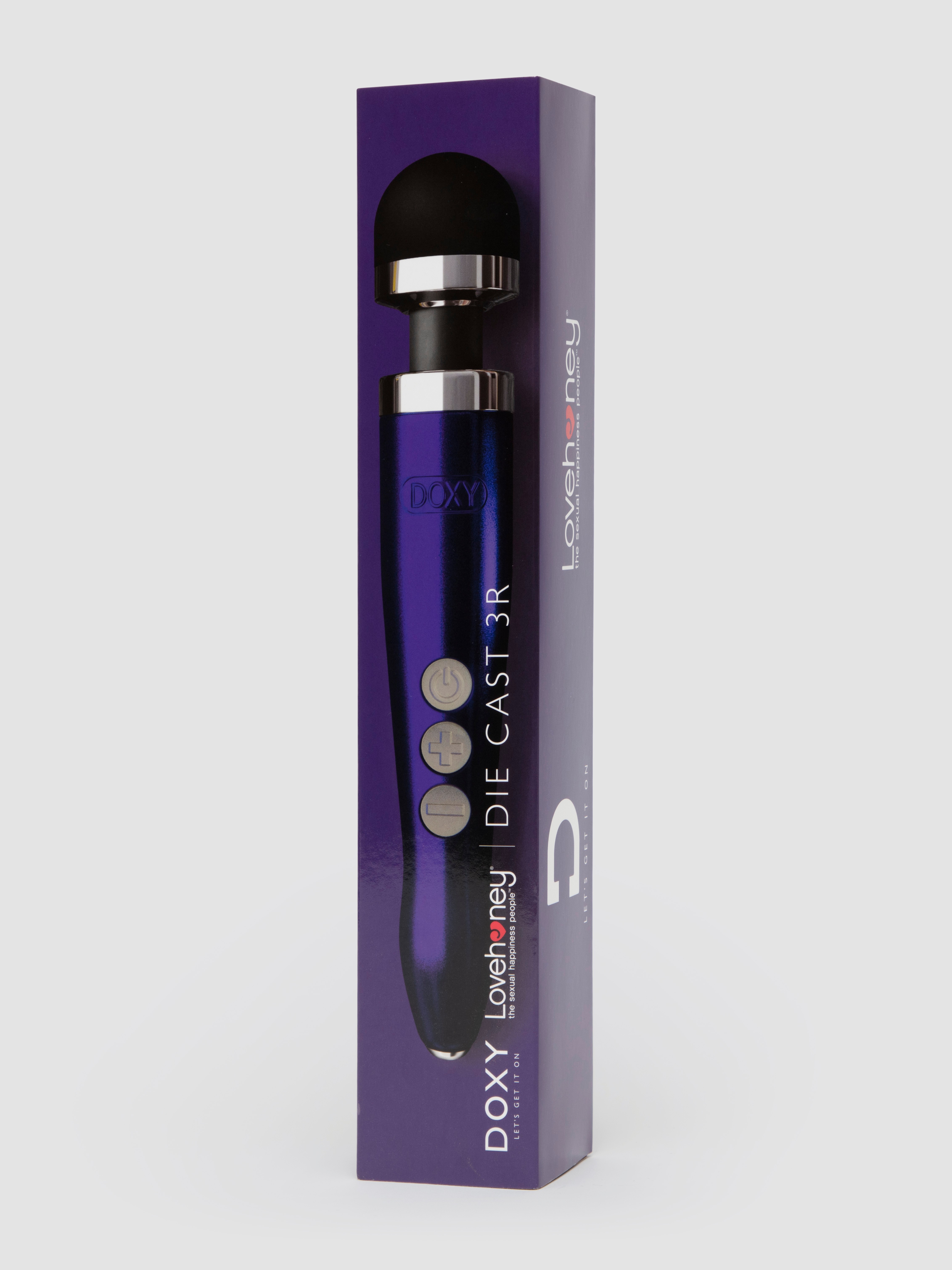 Doxy X Lovehoney Die Cast 3R Rechargeable Wand Massager, Purple, hi-res