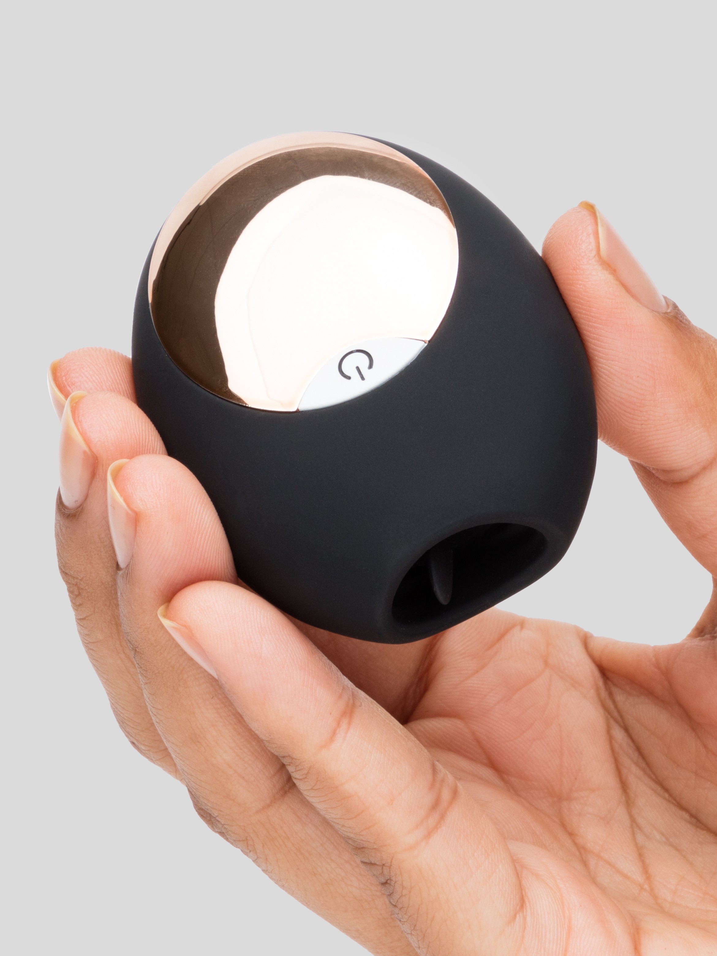 Flickerphoria Rechargeable Silicone Flickering Clitoral Stimulator, Black, hi-res