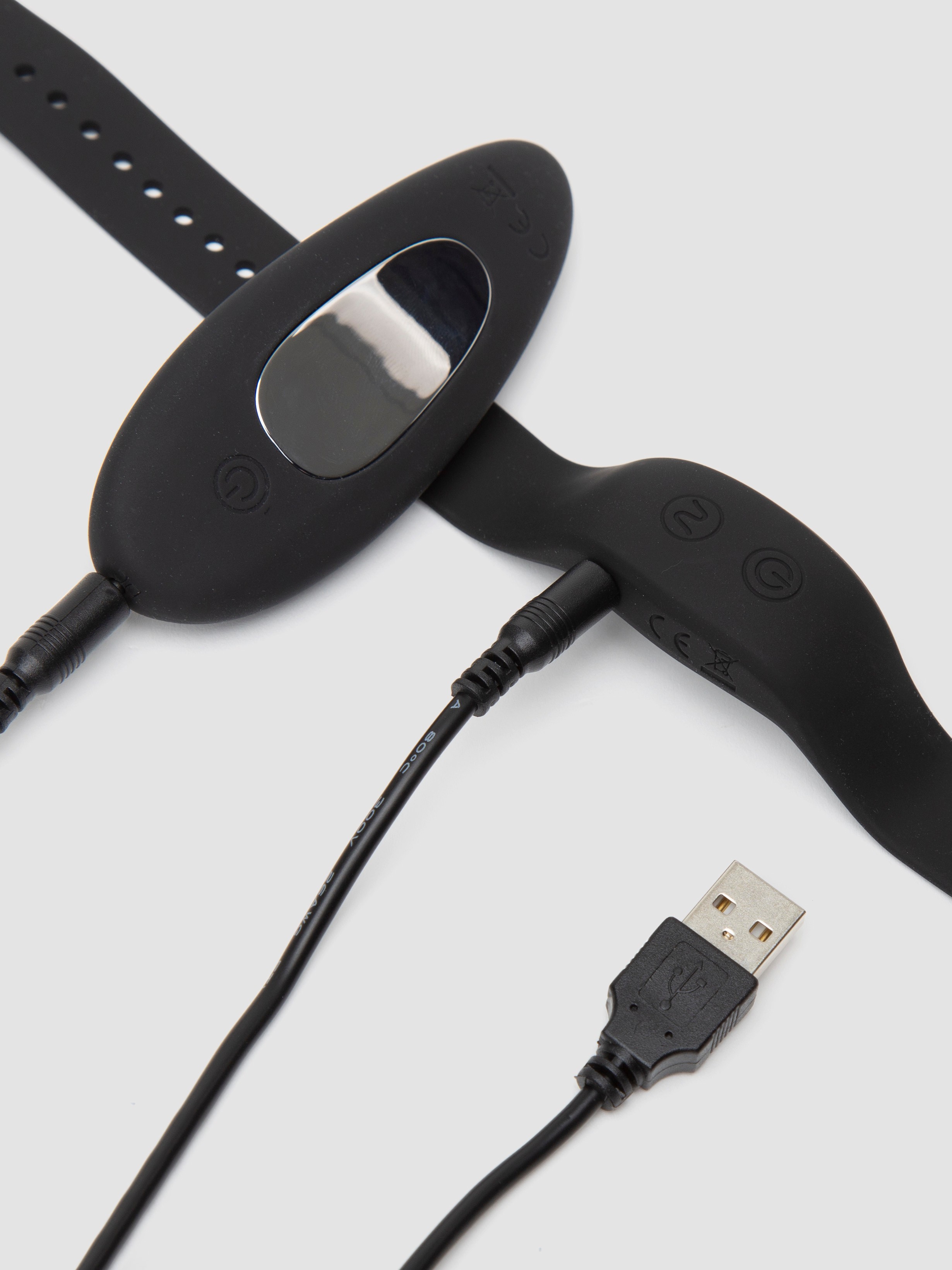 Remote Control Rechargeable Vibrating Boxers Set, Black, hi-res