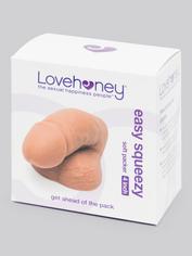 Prothèse pénienne packer soft Easy Squeezy 10 cm, Lovehoney, Chair bronzée, hi-res