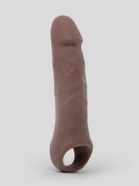 Lovehoney Mega Mighty 2 Extra Inches Penis Extender with Ball Loop Flesh Brown