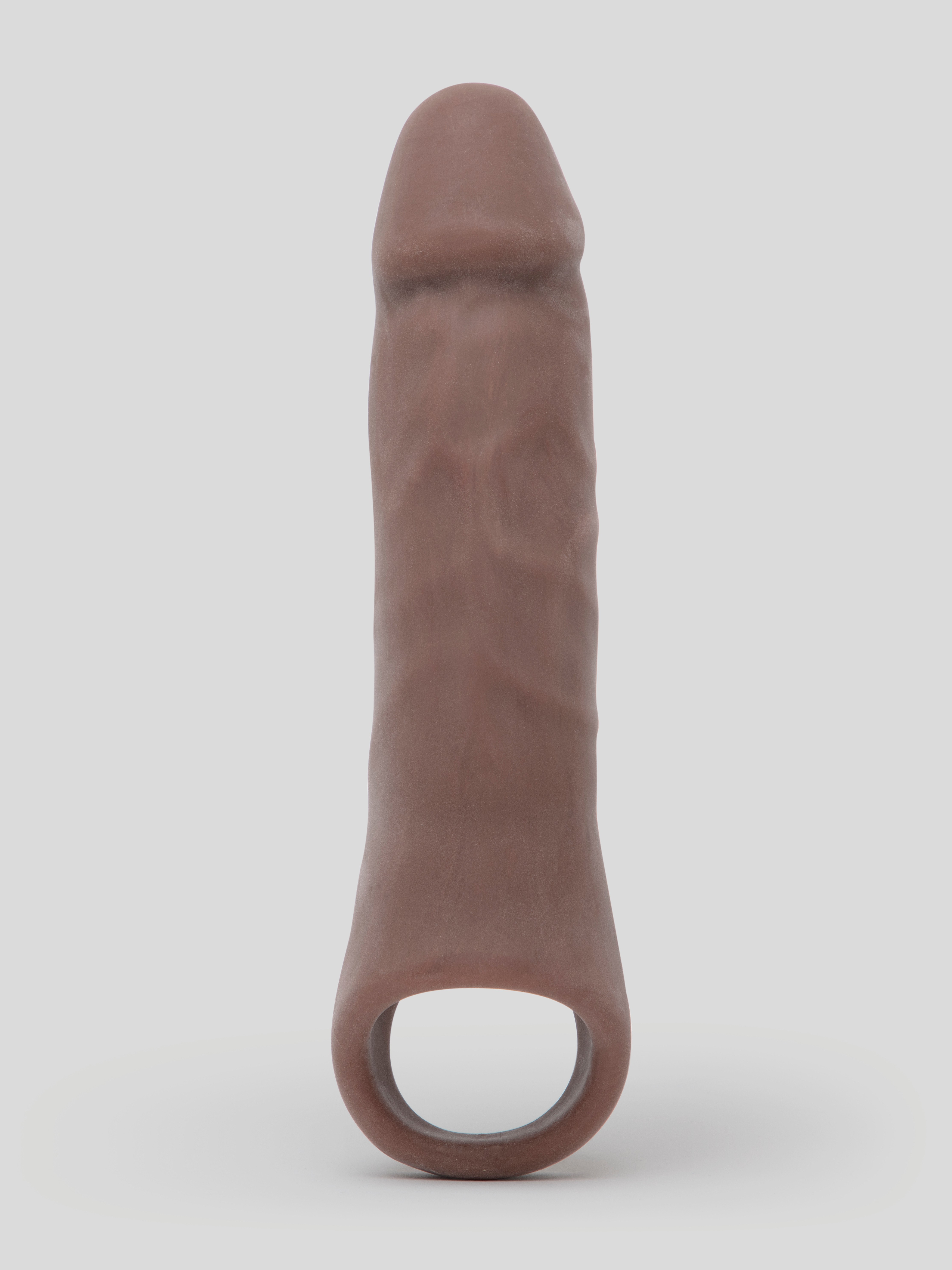 Lovehoney Mega Mighty 2 Extra Inches Penis Extender with Ball Loop Flesh Brown, Flesh Brown, hi-res