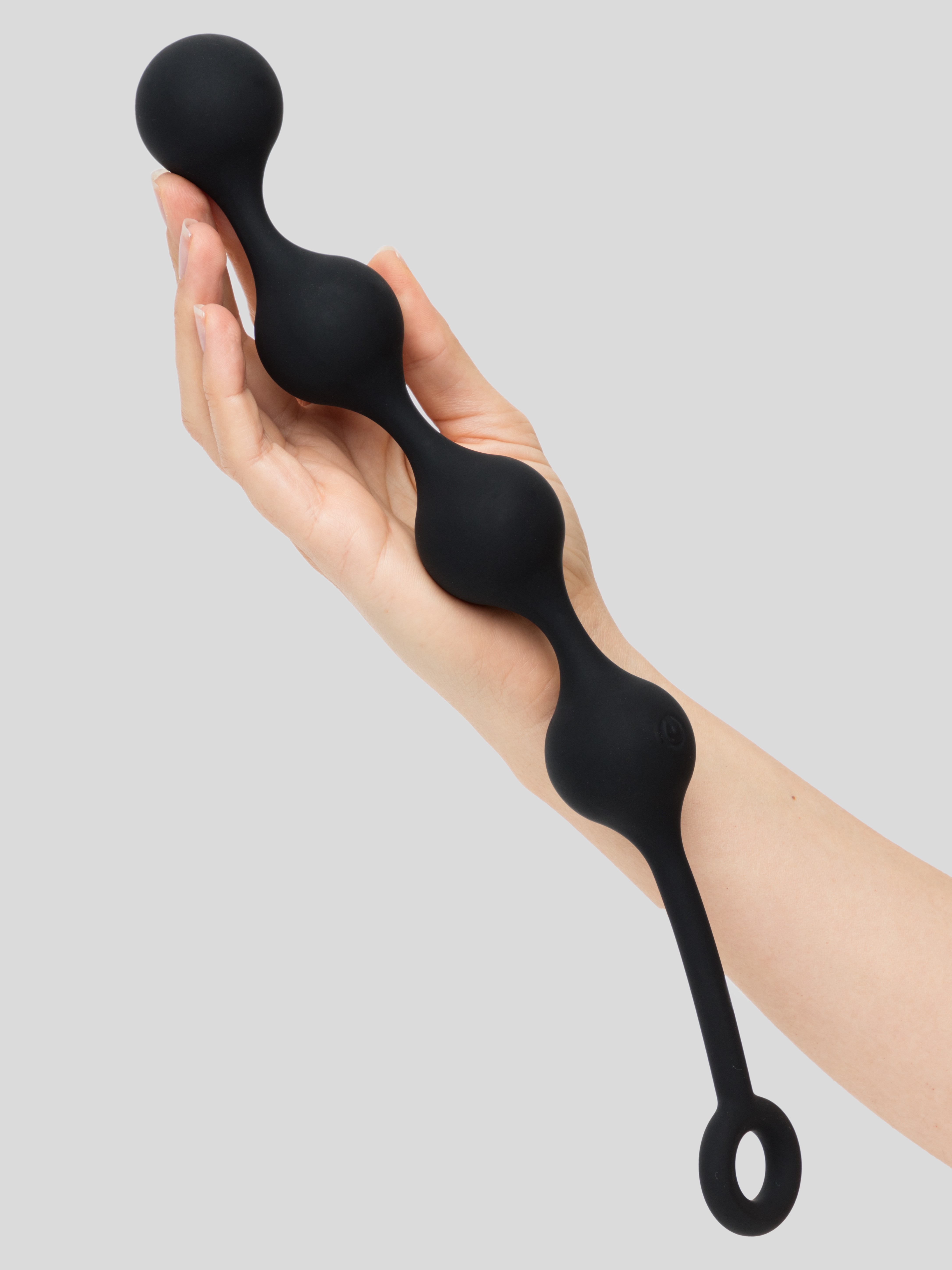 Nexus Quattro Remote Control Vibrating Pleasure Beads 10 Inch, Black, hi-res