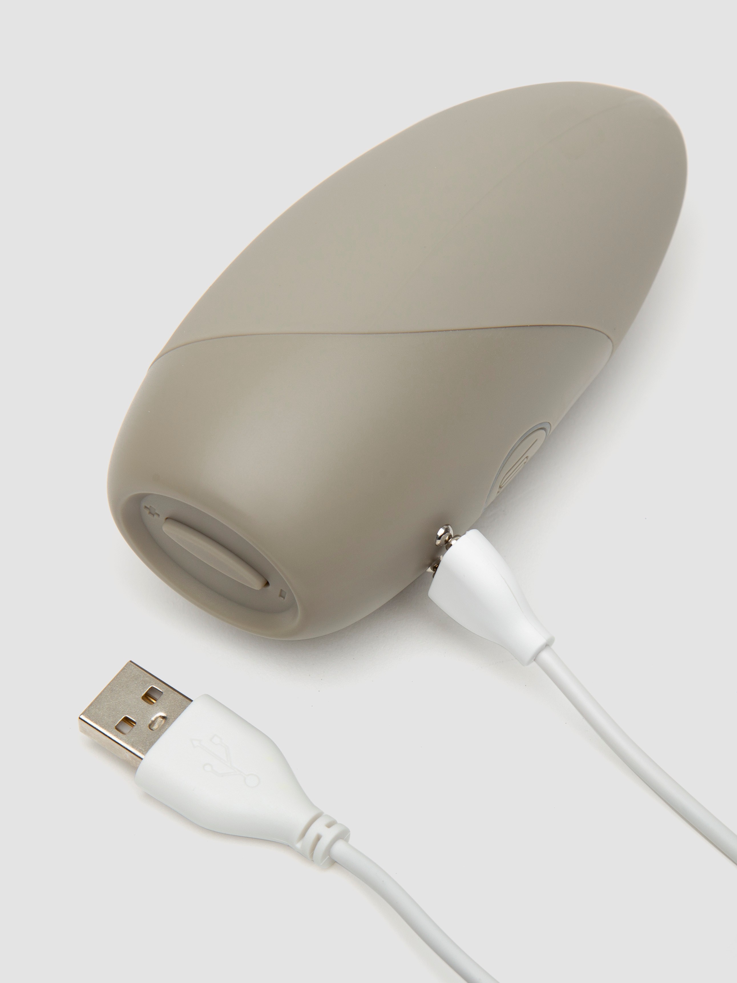 Lora DiCarlo Carezza Rechargeable Tapping Clitoral Stimulator , Grey, hi-res