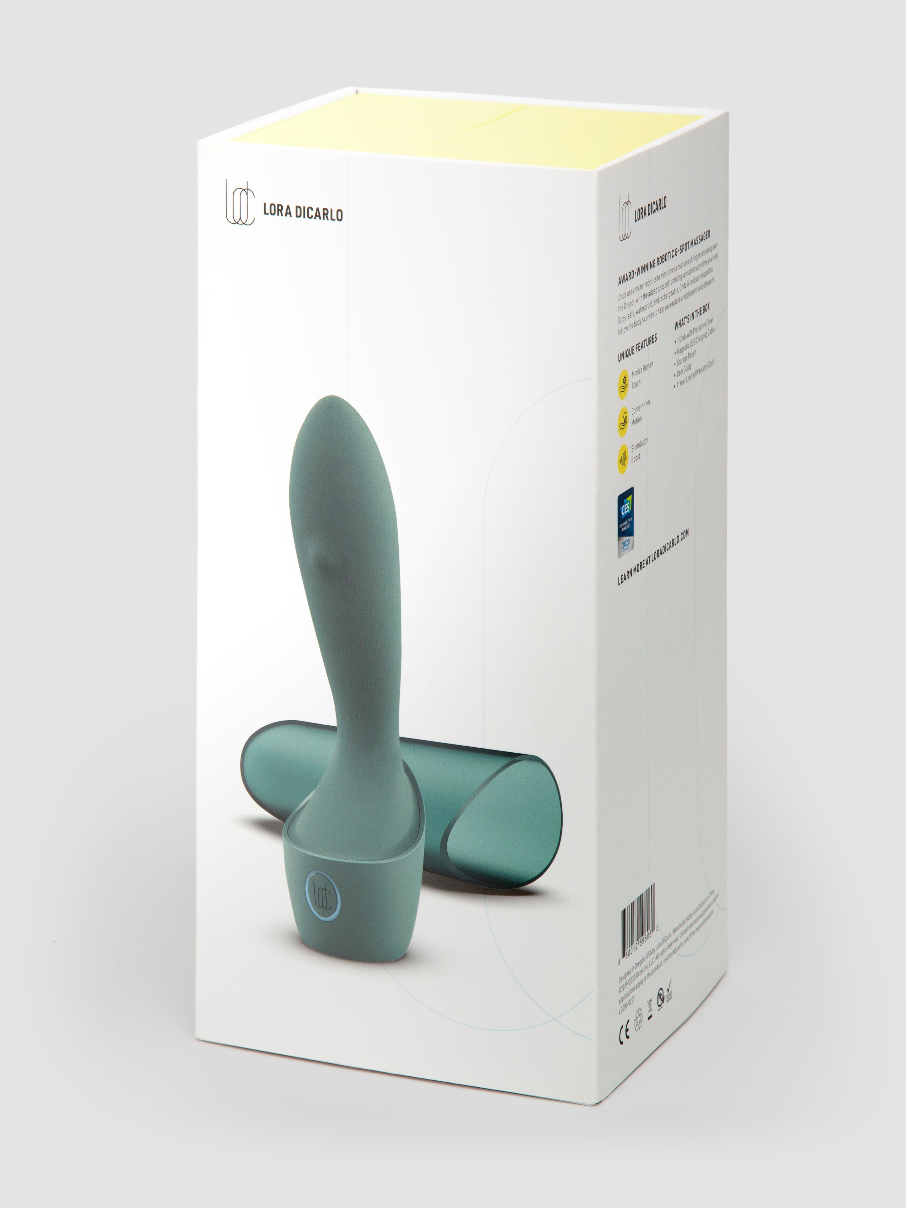 Lora DiCarlo Onda Rechargeable Robotic Stroking G-Spot Vibrator, Green, hi-res