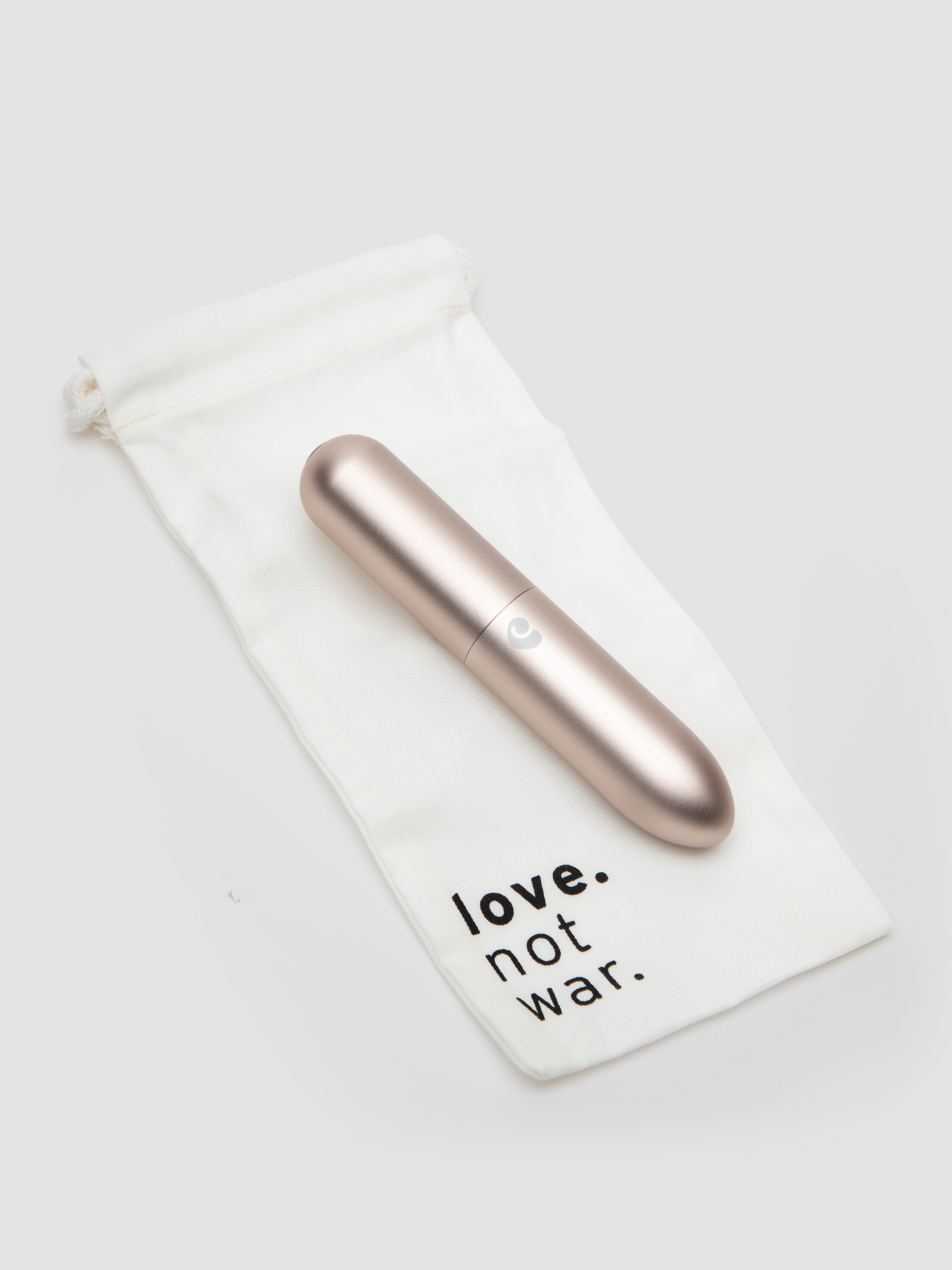 Lovehoney X Love Not War Maya Sustainable Rechargeable Bullet Vibrator, Gold, hi-res