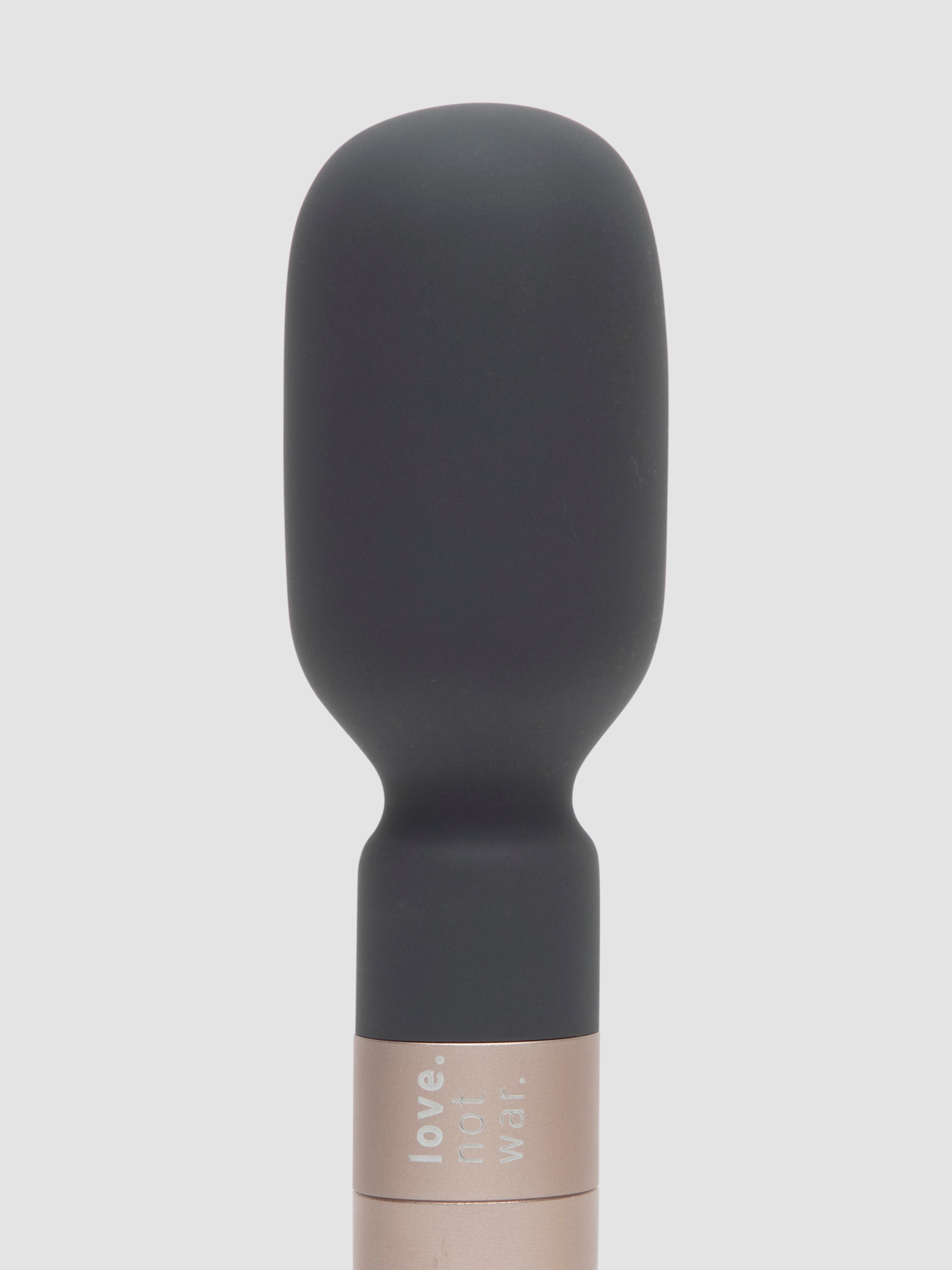 Lovehoney X Love Not War Koi Sustainable Rechargeable Wand Vibrator, Grey, hi-res