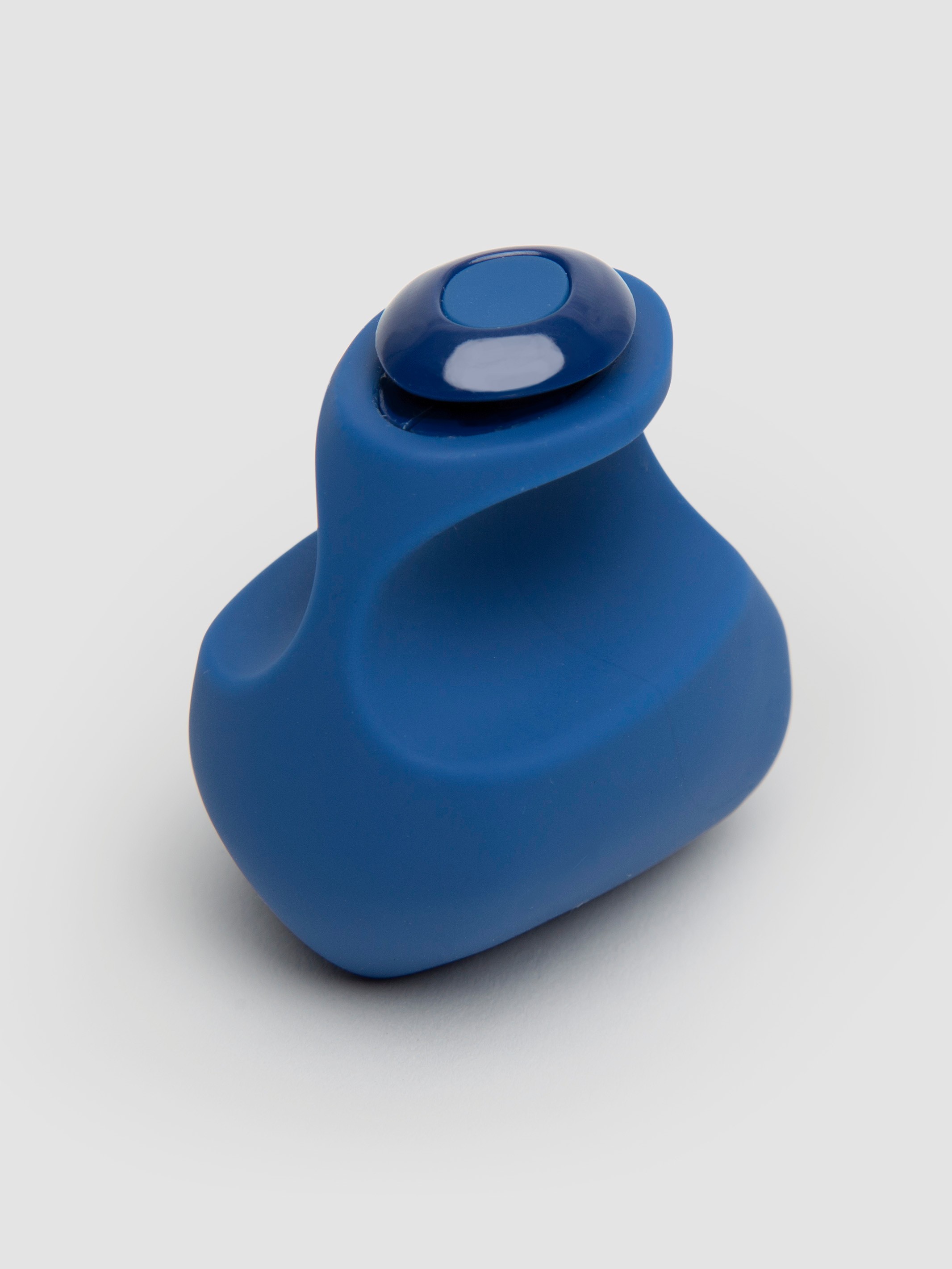 Dame Fin Rechargeable Silicone Finger Vibrator, Blue, hi-res