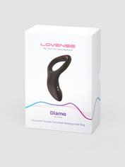 Lovense Diamo App Controlled Rechargeable Cock Ring, Black, hi-res