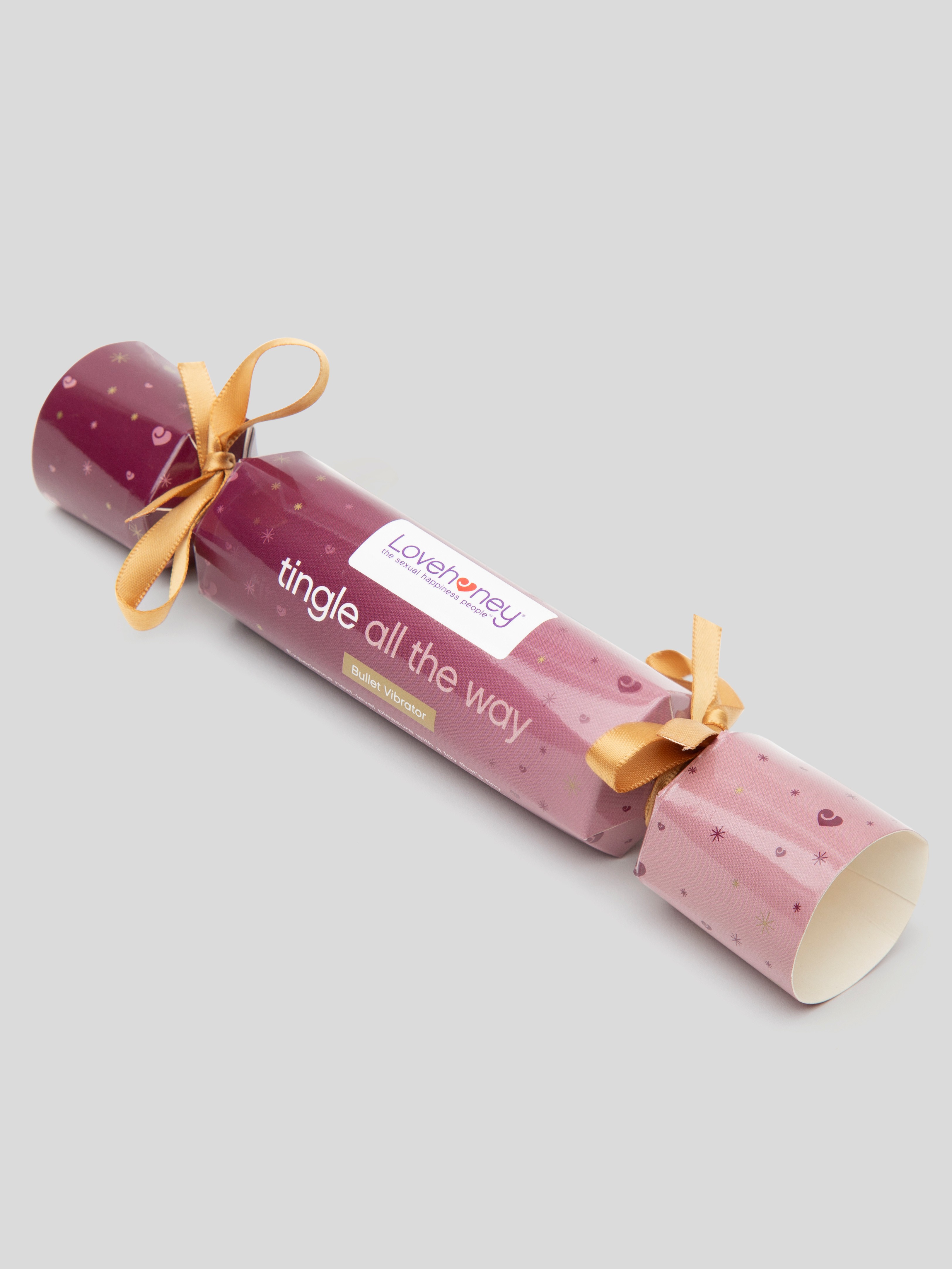 Lovehoney Tingle All the Way Bullet Vibrator Gift Box , Gold, hi-res