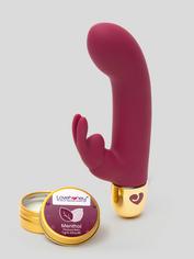 Lovehoney Frisky Tingles Rabbit Vibrator and Pleasure Balm Gift Set, Red, hi-res