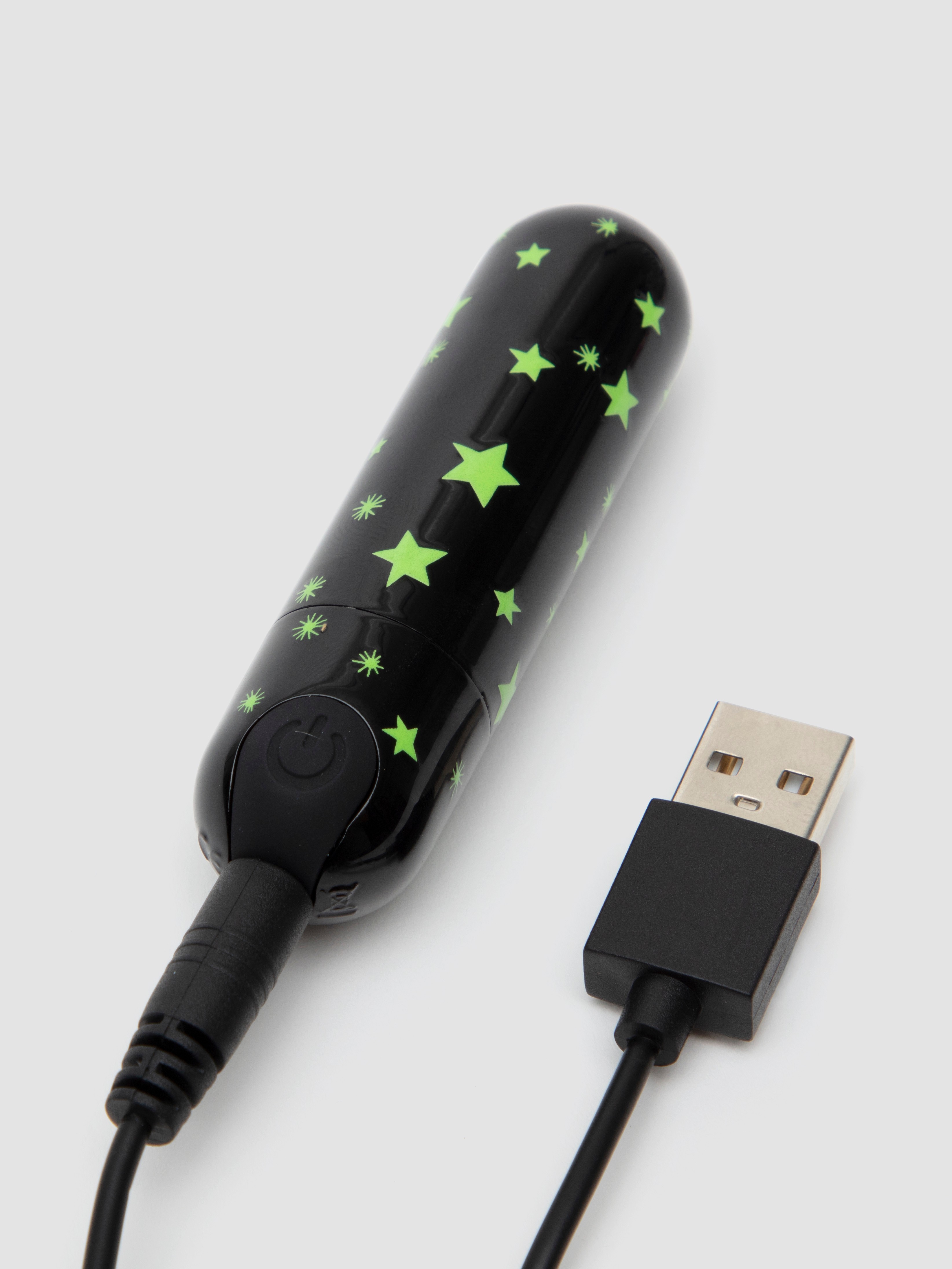 Lovehoney Glow-in-the-Dark Rechargeable Bullet Vibrator, Glow, hi-res