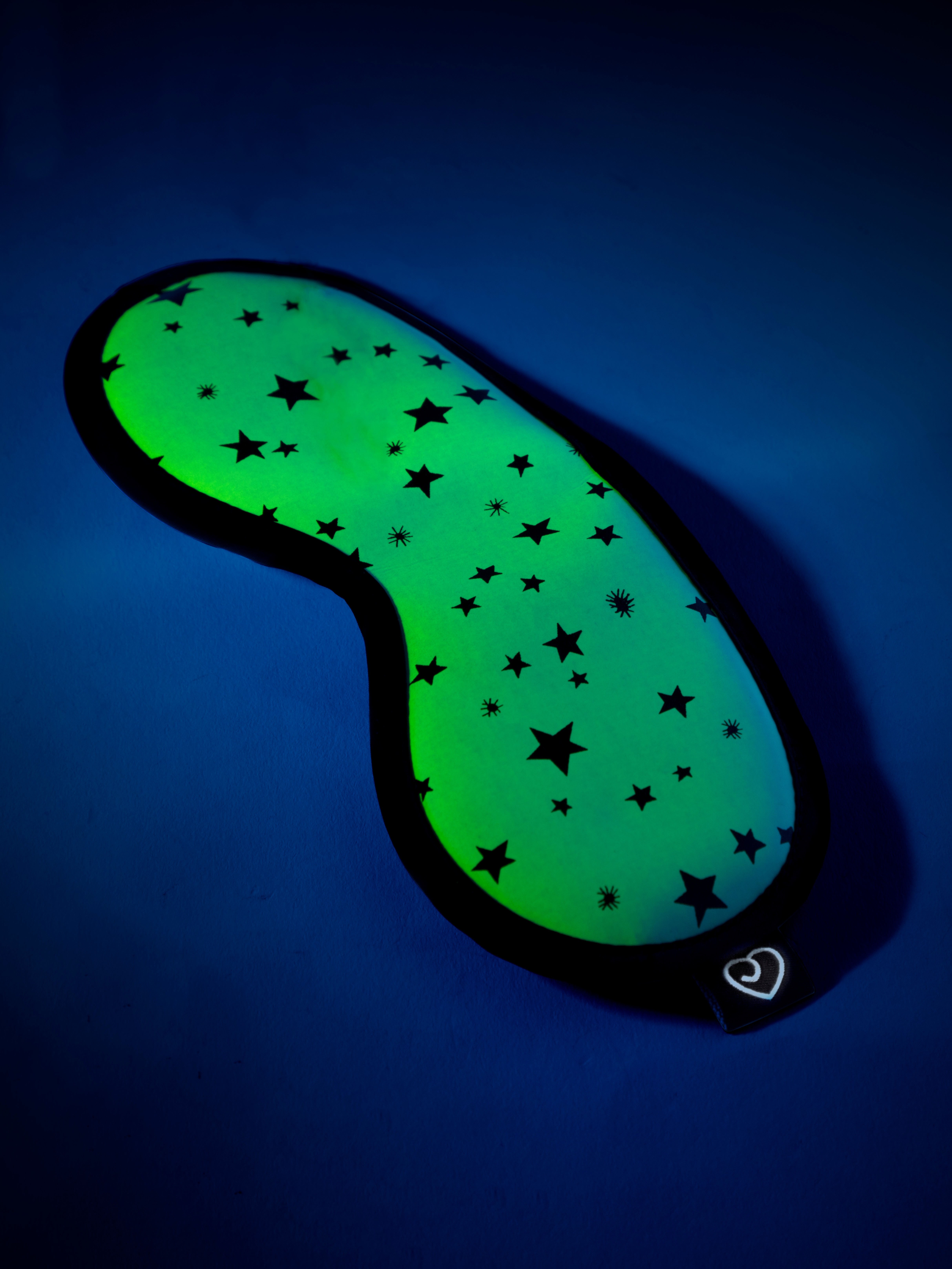 Lovehoney Oh! Glow-in-the-Dark Blindfold, Glow, hi-res