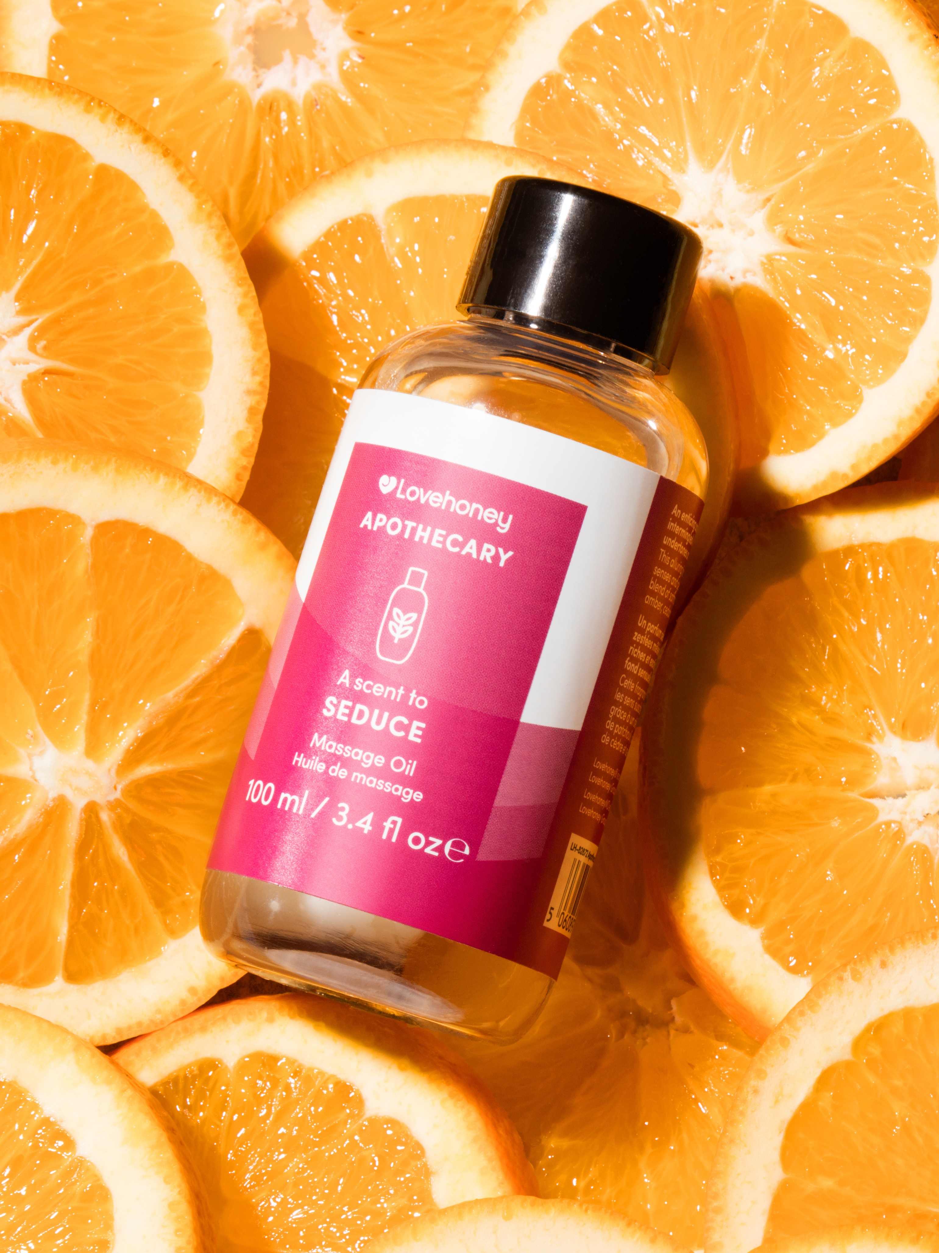 Lovehoney Apothecary Seduce Scent Massage Oil 100ml, , hi-res