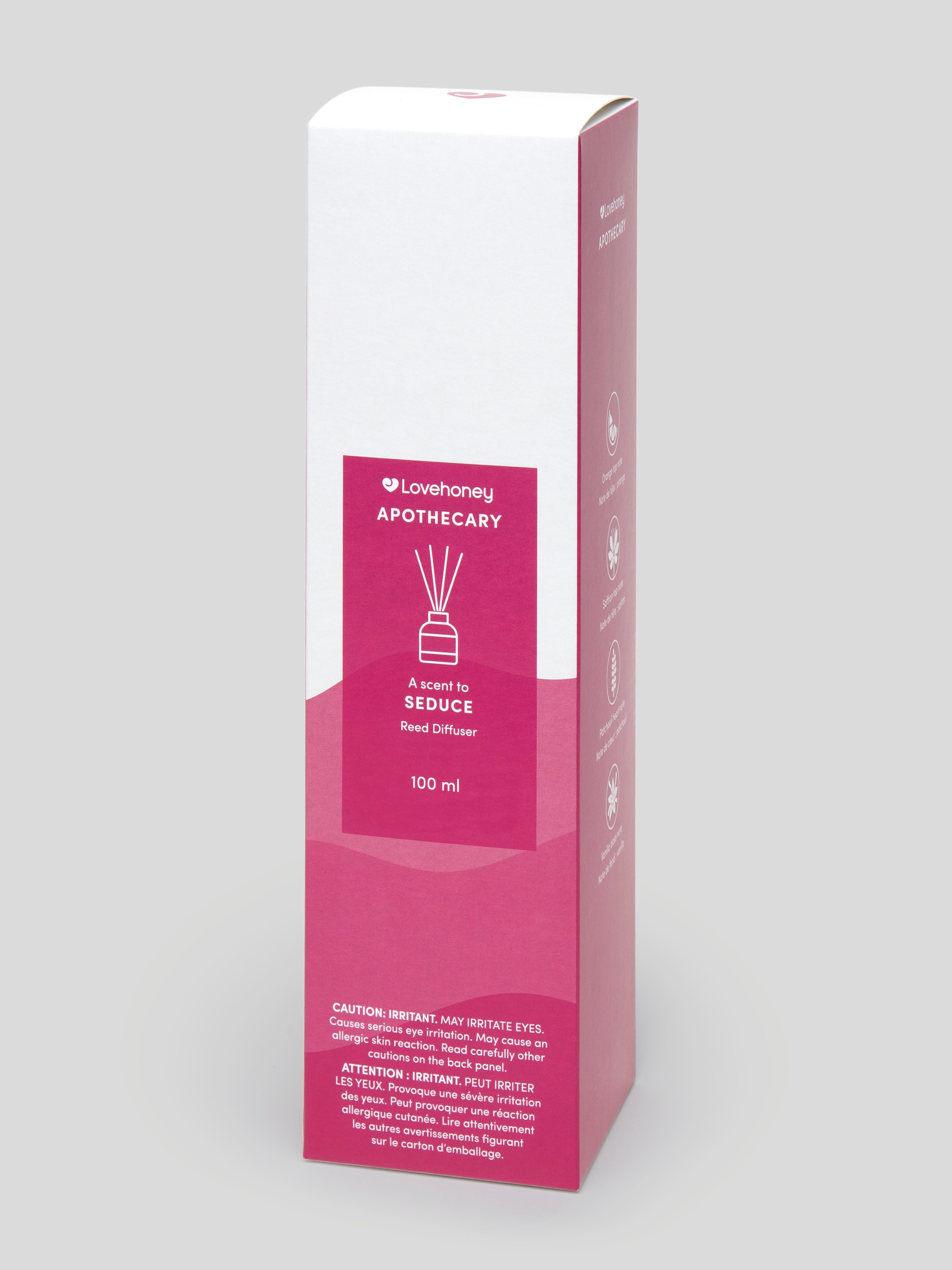 Lovehoney Apothecary Seduce Scent Reed Diffuser 100ml, , hi-res